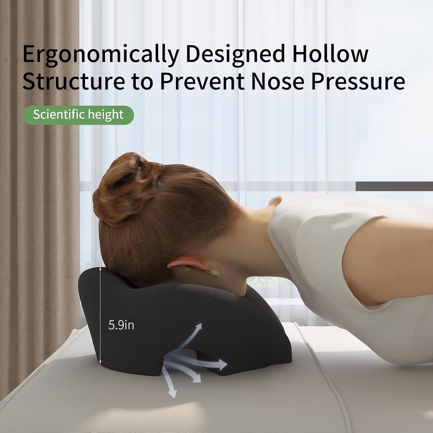 Almohada de Masaje Boca Abajo UTJZIB - Espuma Viscoelástica