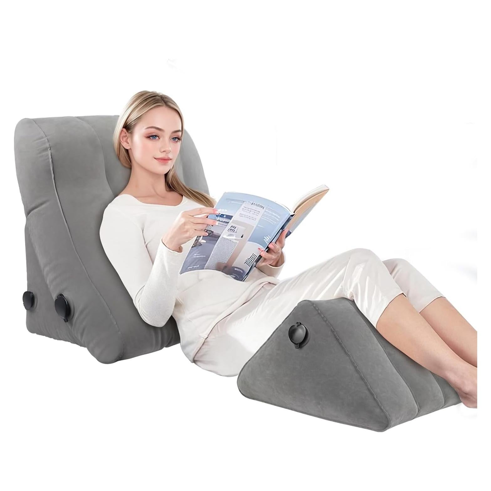 Juego de Almohadas Inflables EKEPE en Cuña Ajustables para Dormir