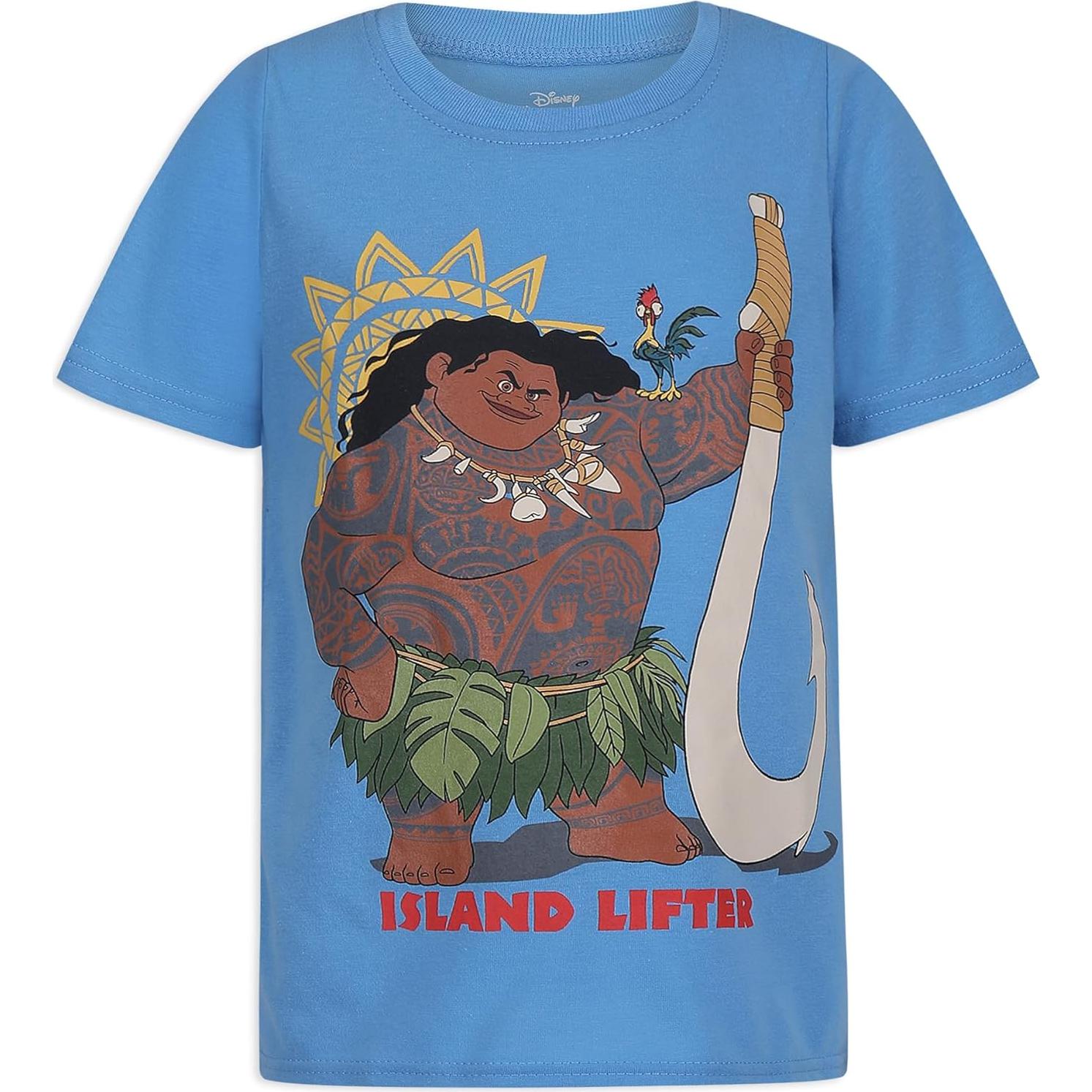 Paquete de 3 Camisetas Disney Moana Maui para Niños 2T-5T