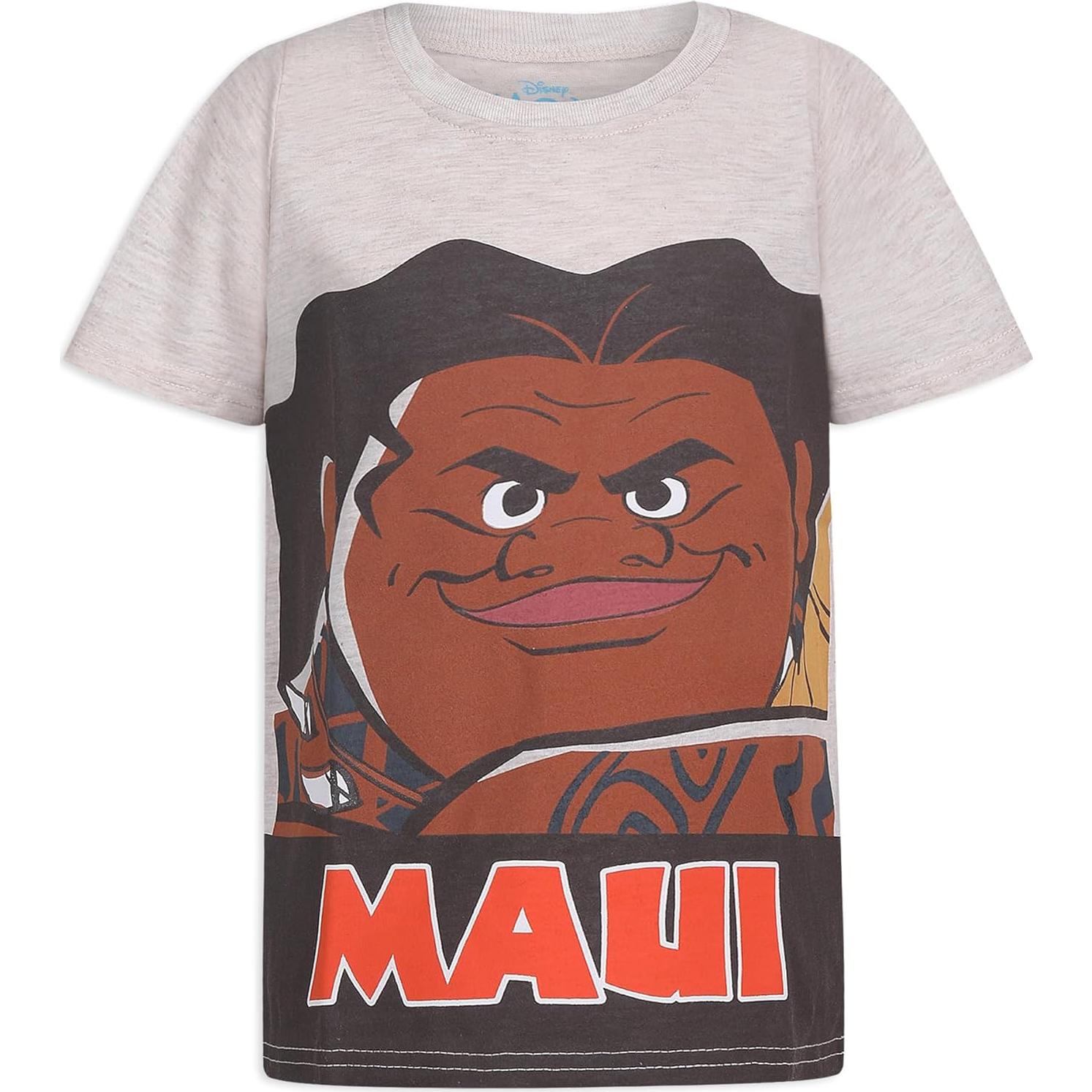 Paquete de 3 Camisetas Disney Moana Maui para Niños 2T-5T