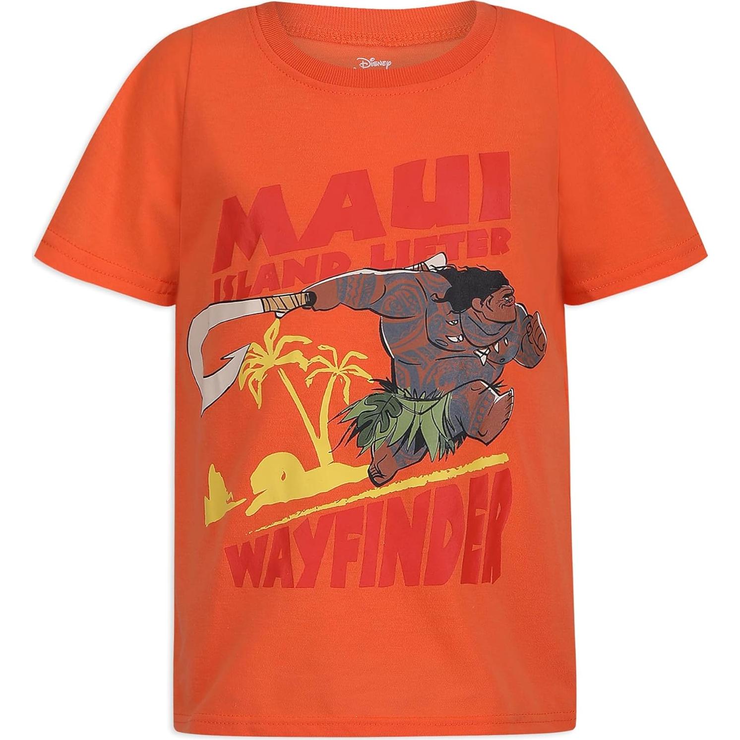Paquete de 3 Camisetas Disney Moana Maui para Niños 2T-5T
