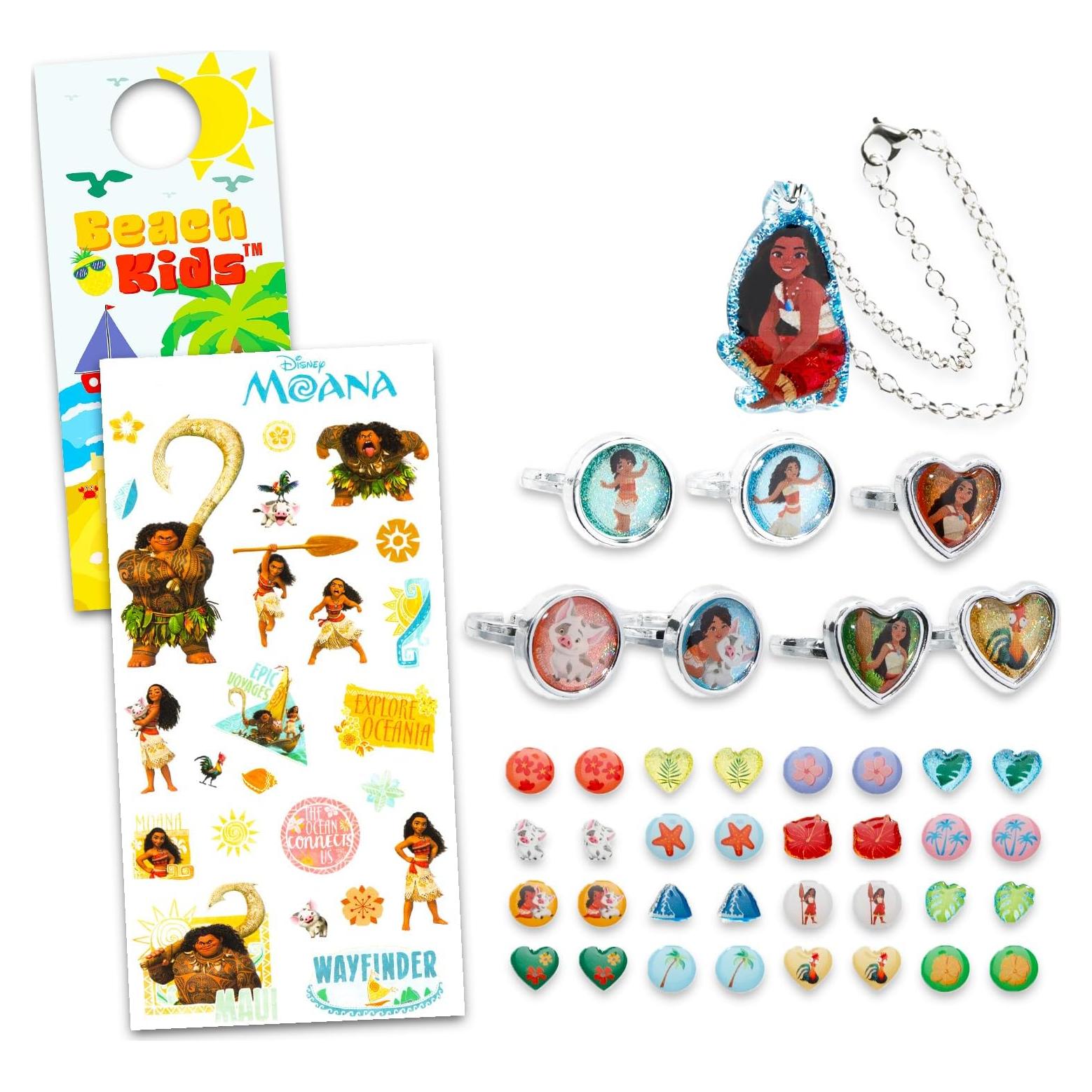 Conjunto de Joyería Moana Disney para Niñas - Pulsera y Pendientes