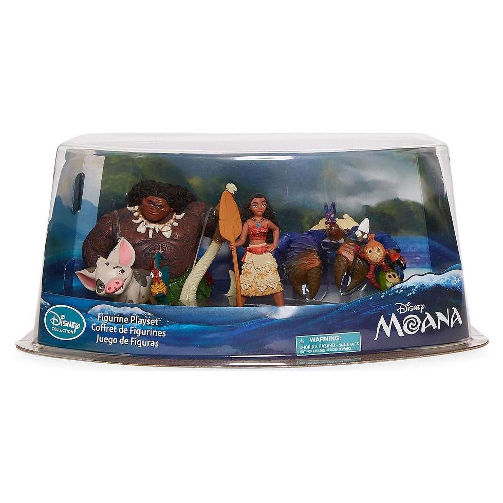 Set de Juego Disney Moana 5 Piezas - Moana, Maui, HEI HEI, Tamatoa