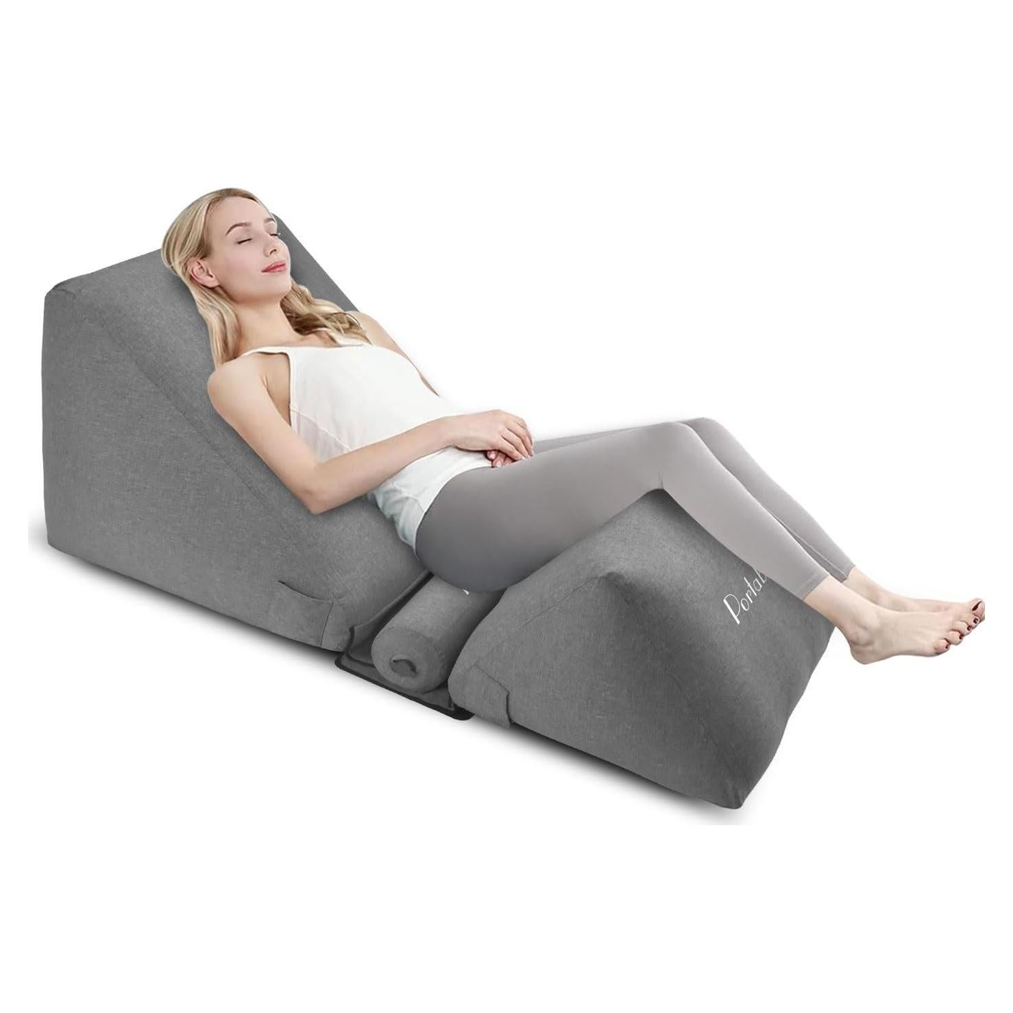 Cojín Inflable Portabuddy en Forma de Cuña Ajustable 0-90°