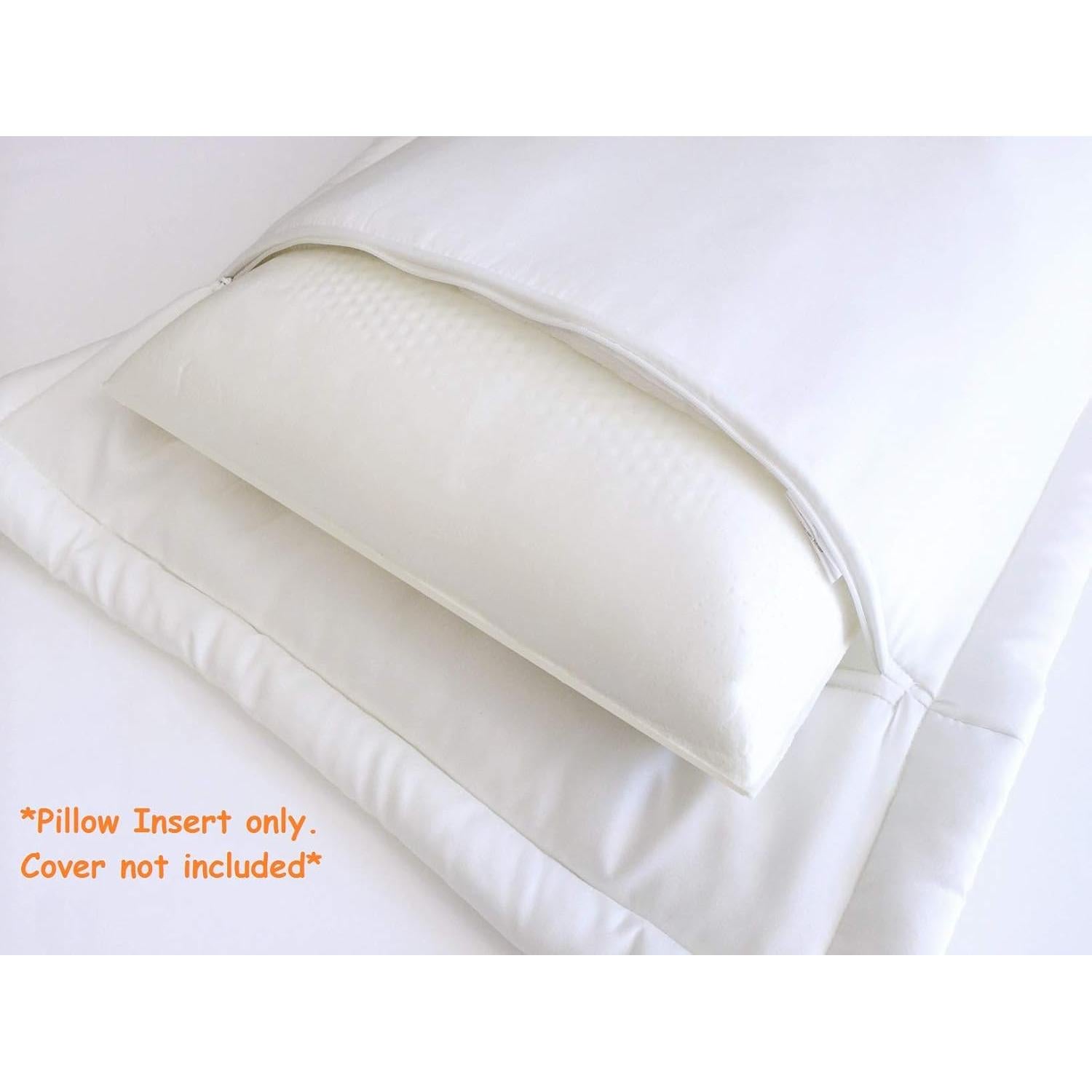 Dogbed4less 3 Quantity Queen Size Deluxe Super Premium White Therapeutic Comfort Relax Hotel Quality Solid Memory Foam Bed Pillows