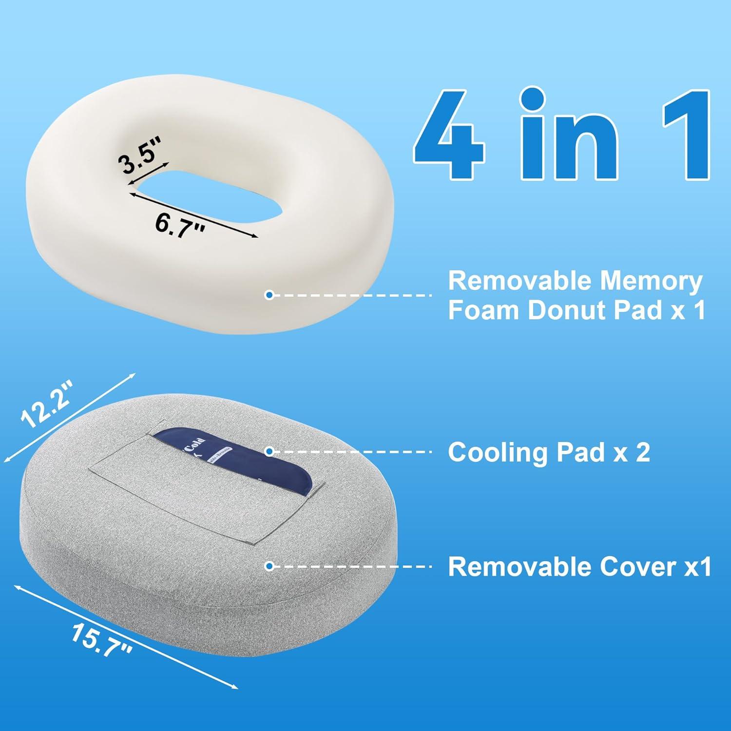 Almohada Donut Refrigerante HOMBYS para Postparto 3 en 1