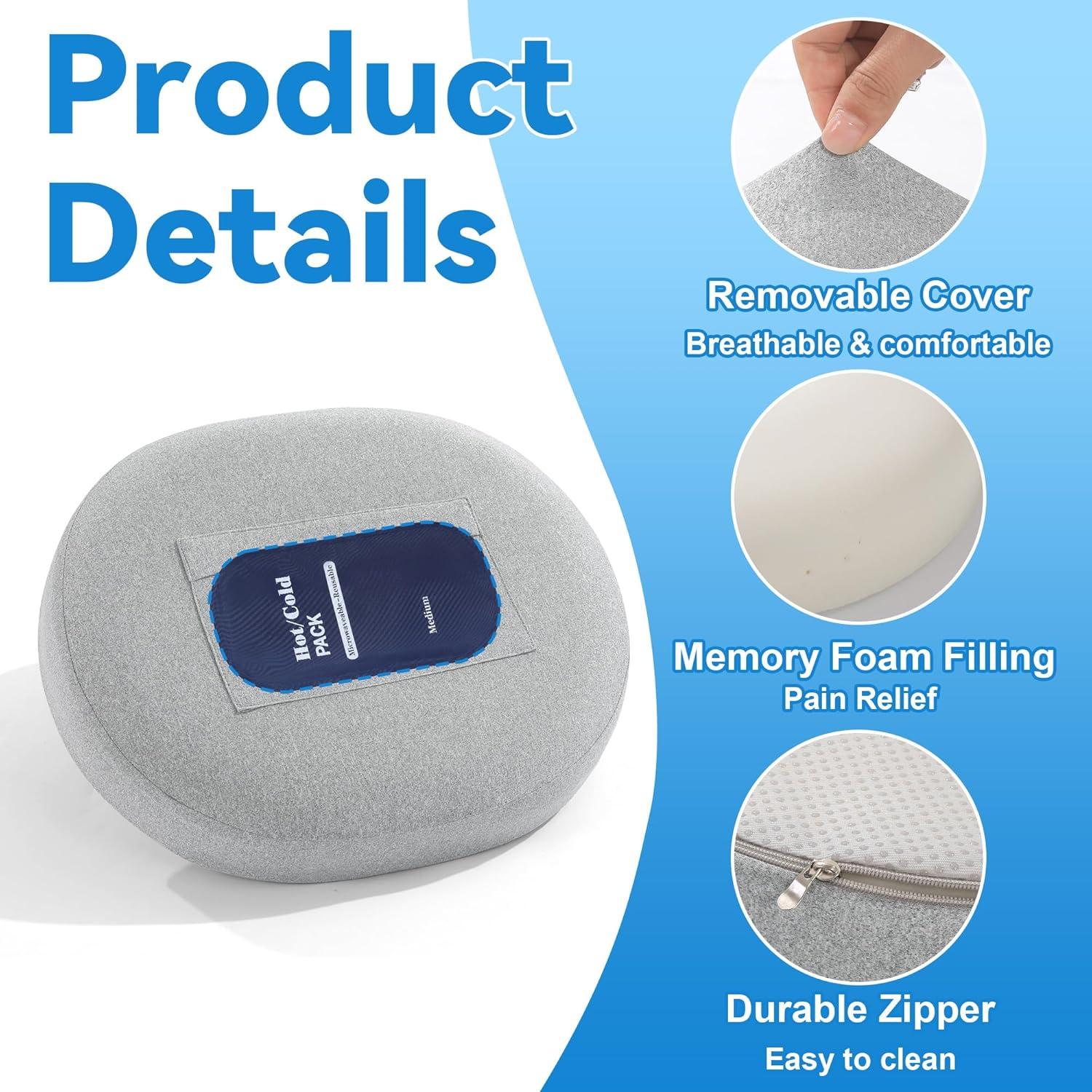 Almohada Donut Refrigerante HOMBYS para Postparto 3 en 1