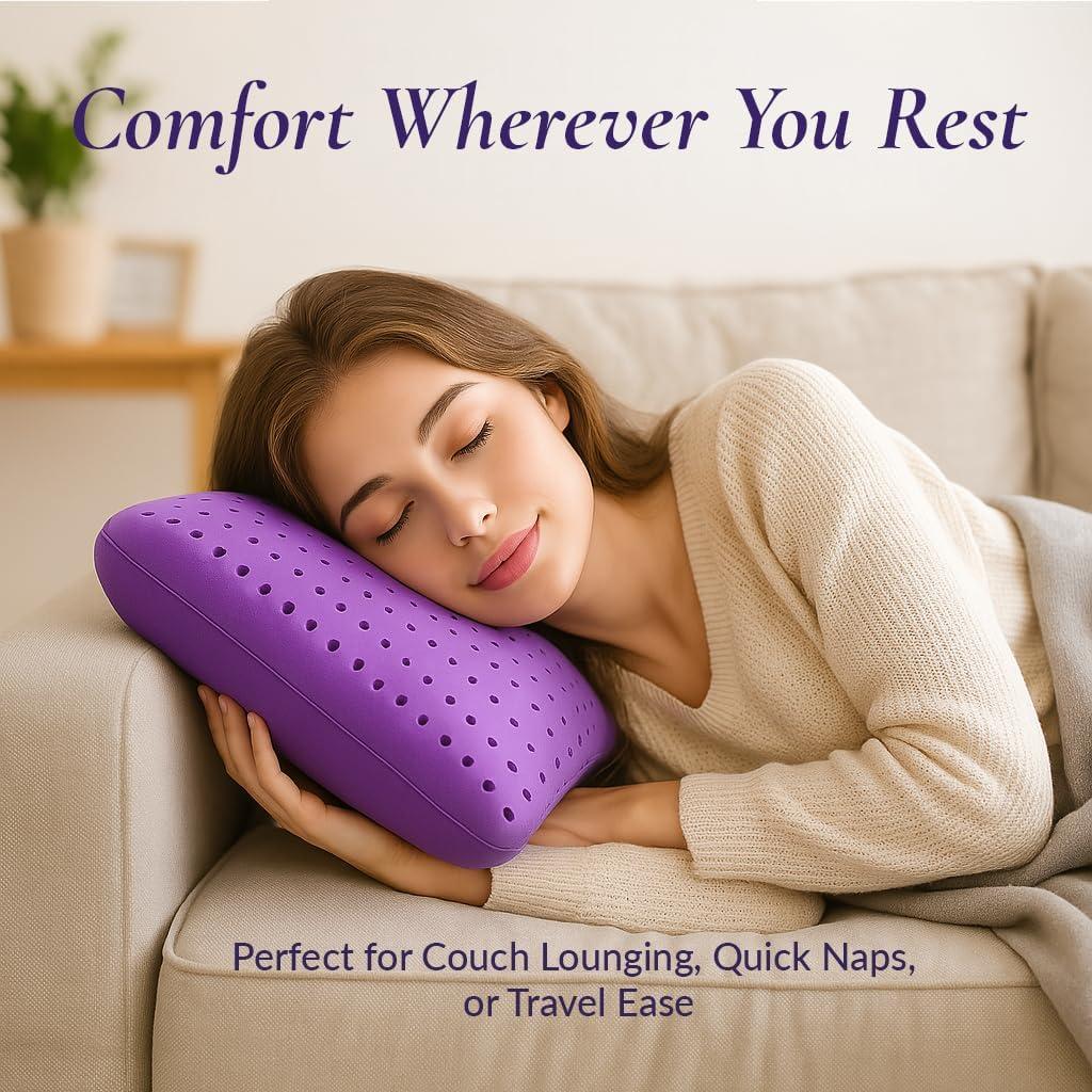 Almohadas de Espuma Viscoelástica OMEO 2 Pack con Lavanda 71x41cm