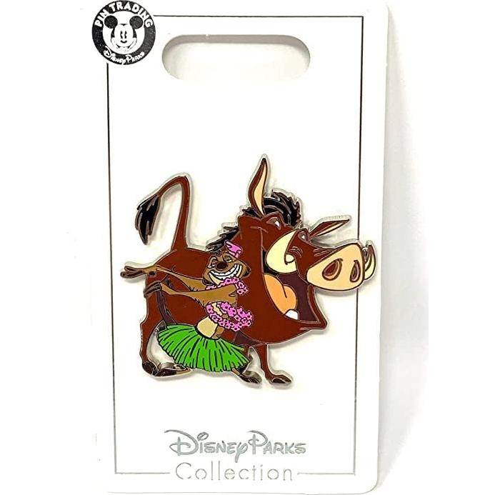 Pin de Disney El Rey León Pumbaa y Timon Hula