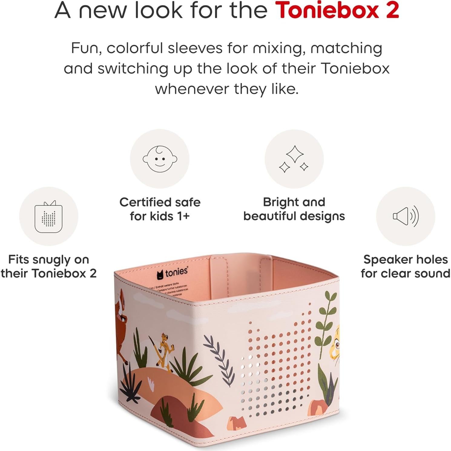 Funda Decorativa Tonies para Toniebox 2 - Disney Rey León