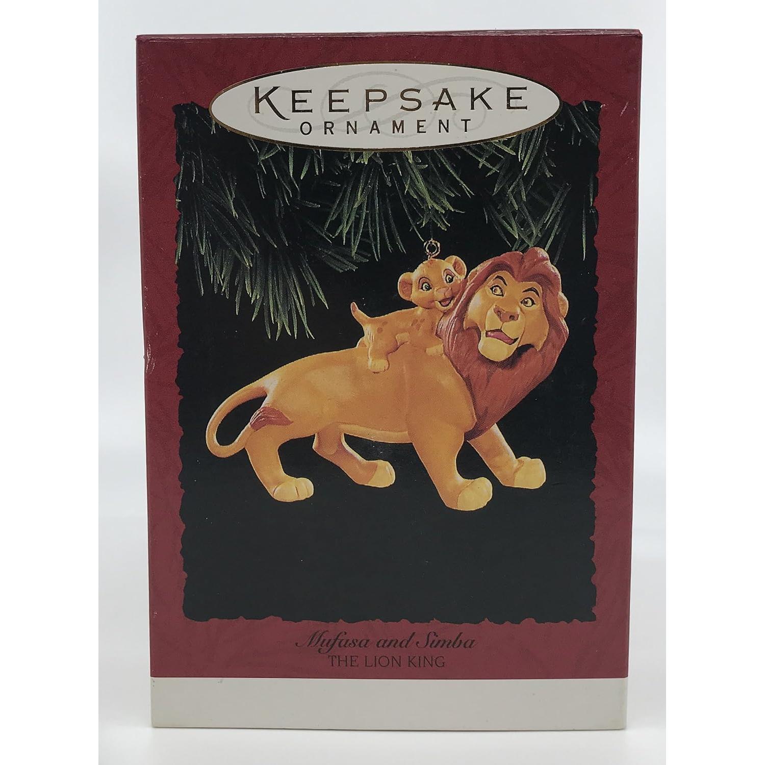 Adorno Hallmark Keepsake Mufasa y Simba El Rey León QX5406