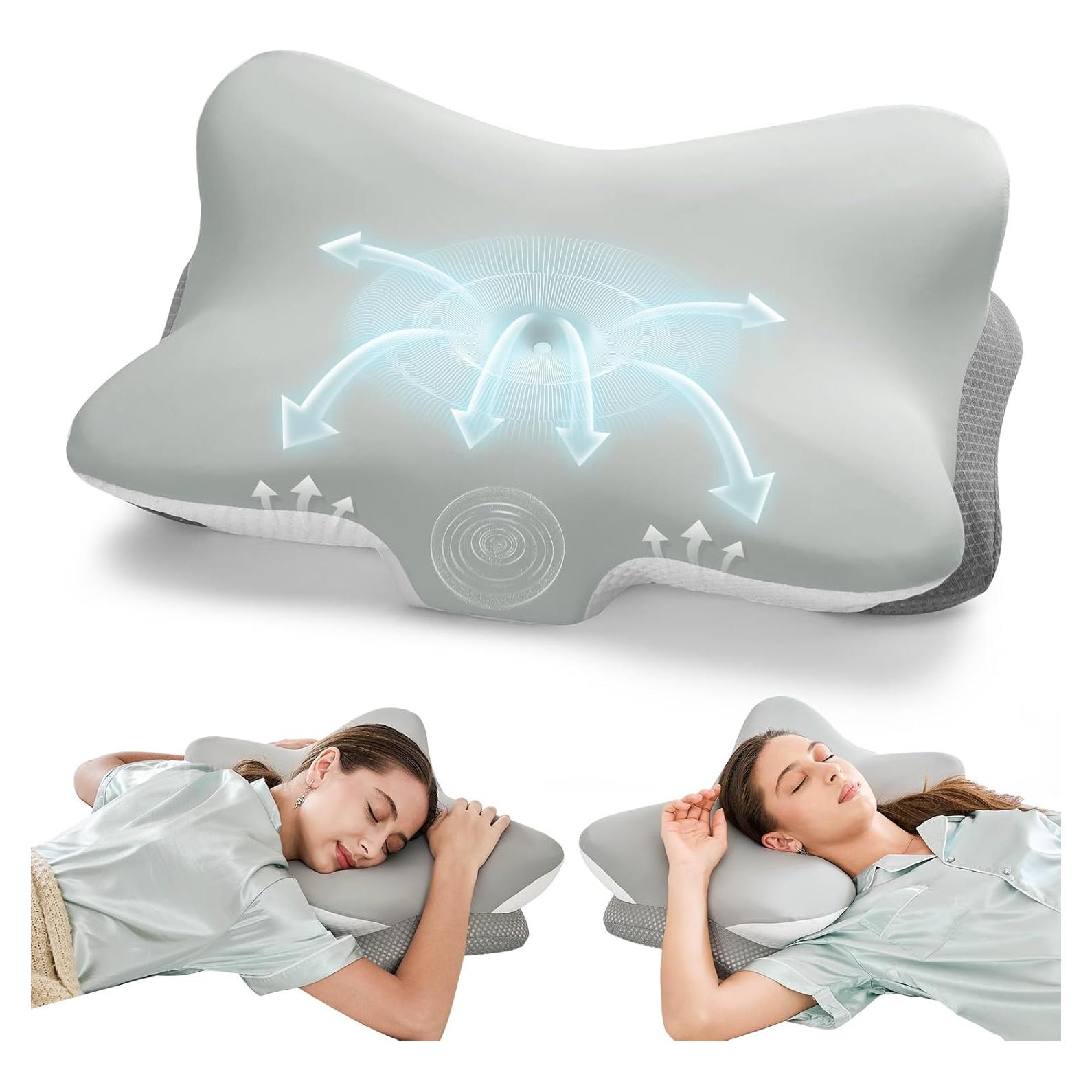 Almohada Cervical Ergonómica Krightlink Espuma Viscoelástica