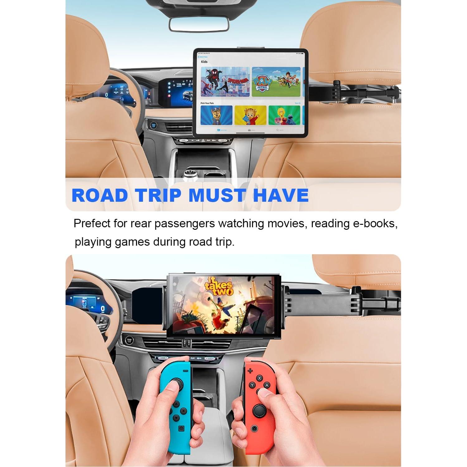 Soporte de Tablet para Reposacabezas SRMATE 360° Ajustable