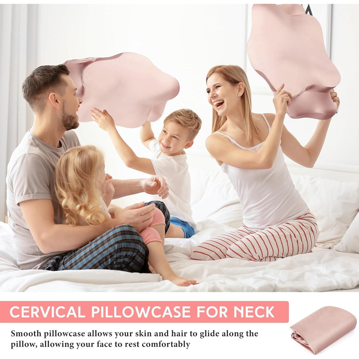 Funda de Almohada Ergonómica Hahafelt Coral Queen con Cremallera