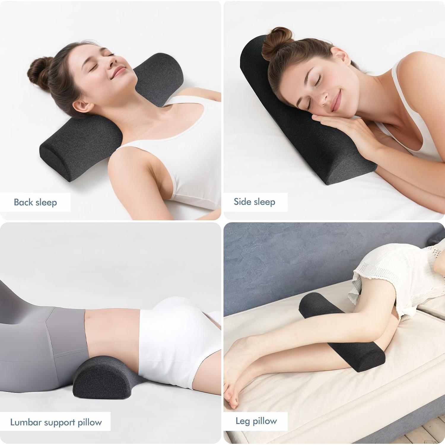 Almohada Cervical Pakanana Gris Oscuro Ergonomica 340g