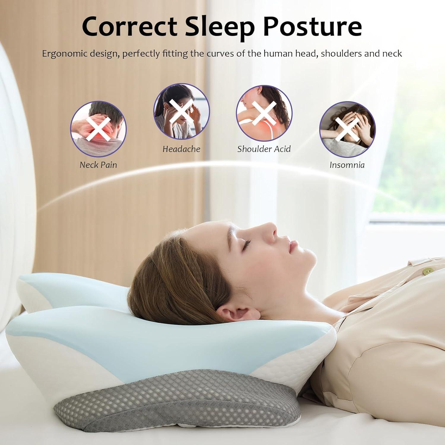 Almohada Cervical Ergonómica SUBCULTUREPICK 61.5x42 cm