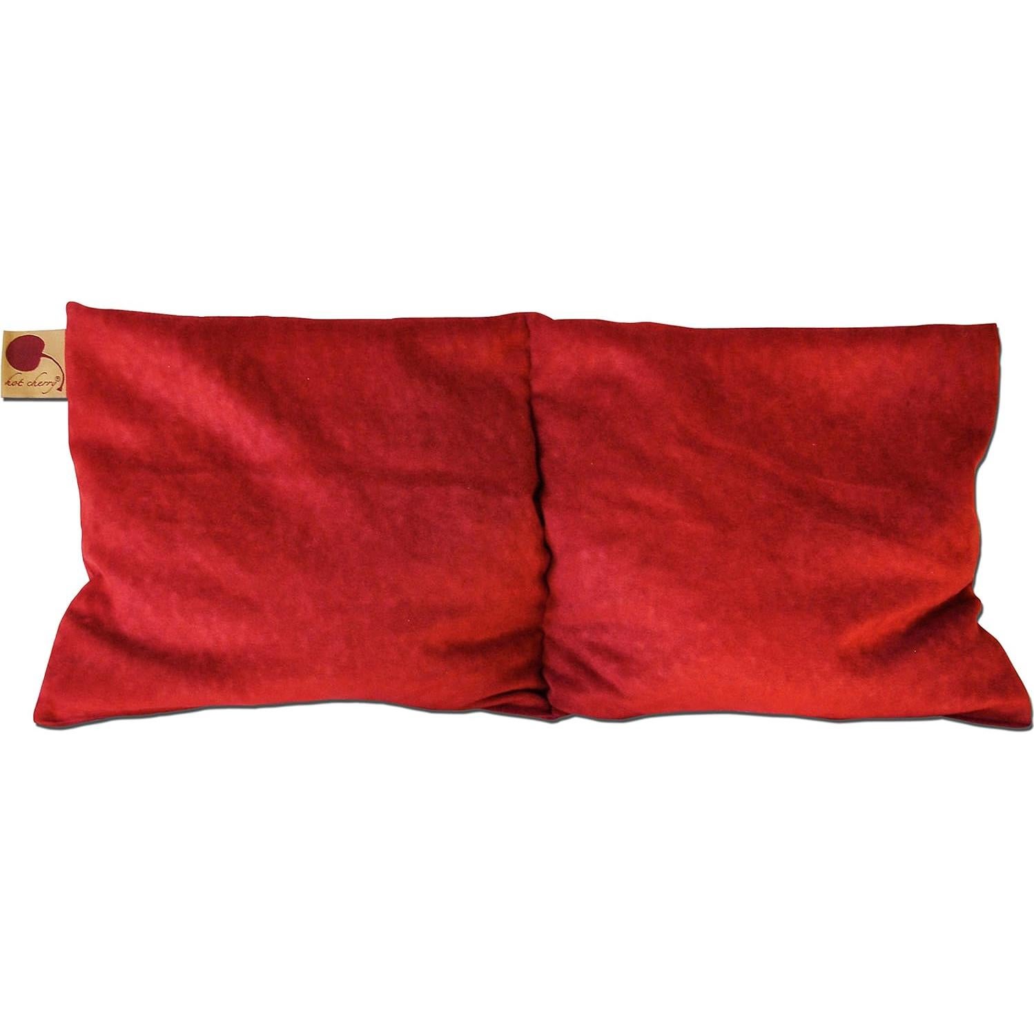 Almohada Térmica Hot Cherry Doble Cuadrado Rojo 53x27cm