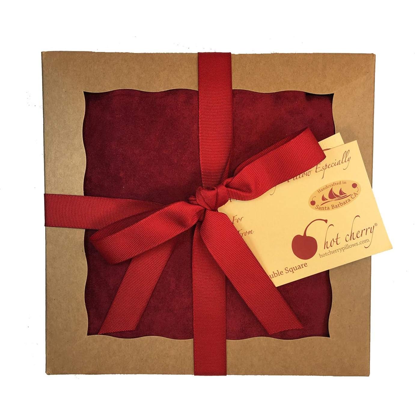 Almohada Térmica Hot Cherry Doble Cuadrado Rojo 53x27cm