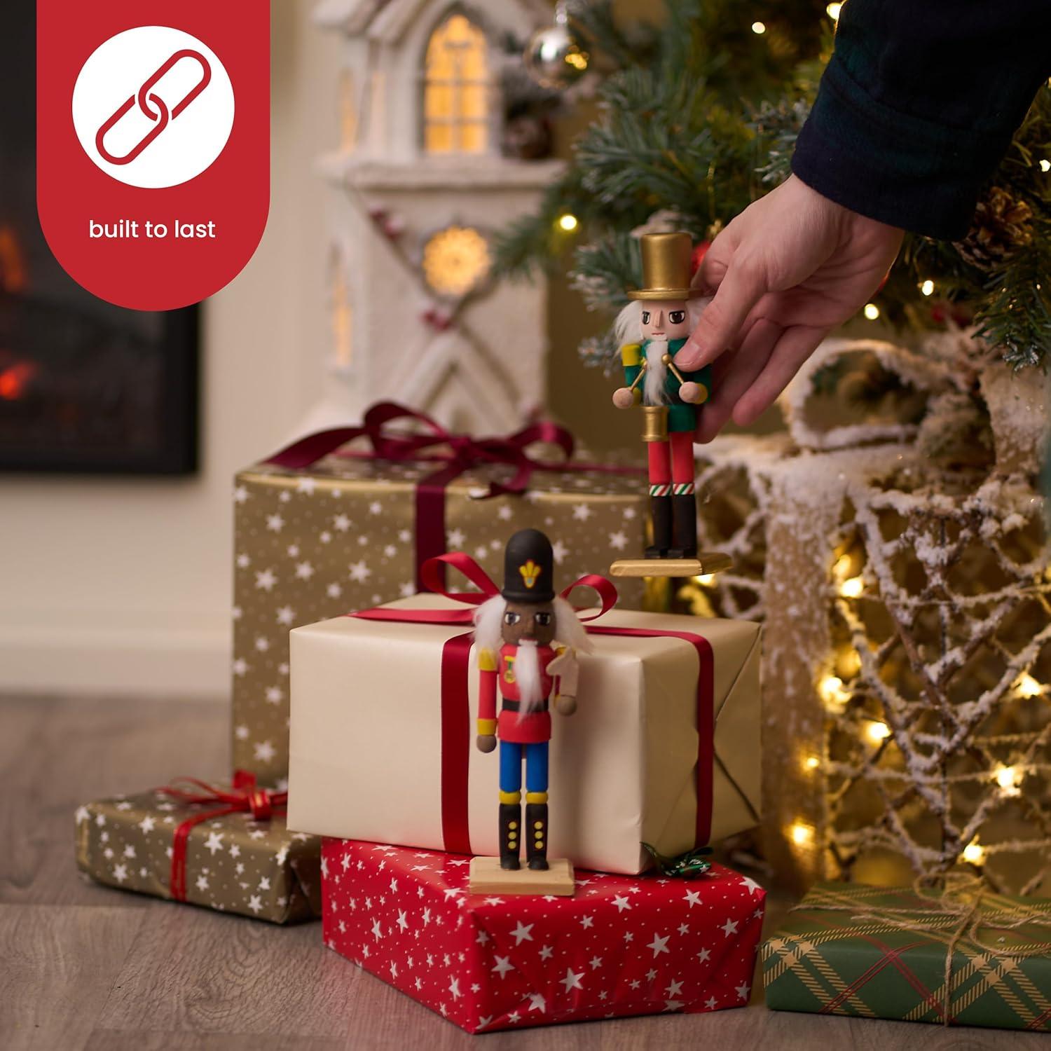 Cascanueces de Madera Sin Pintar Los Twiddlers - Kit de Pintura 4 Piezas