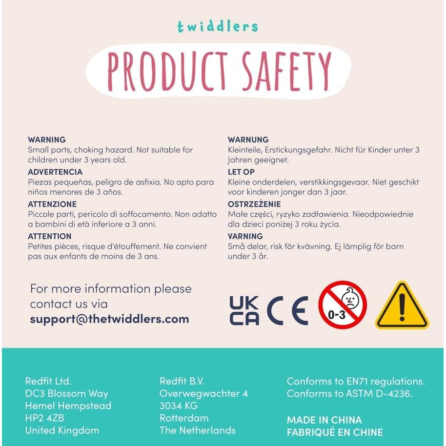 Cascanueces de Madera Sin Pintar Los Twiddlers - Kit de Pintura 4 Piezas