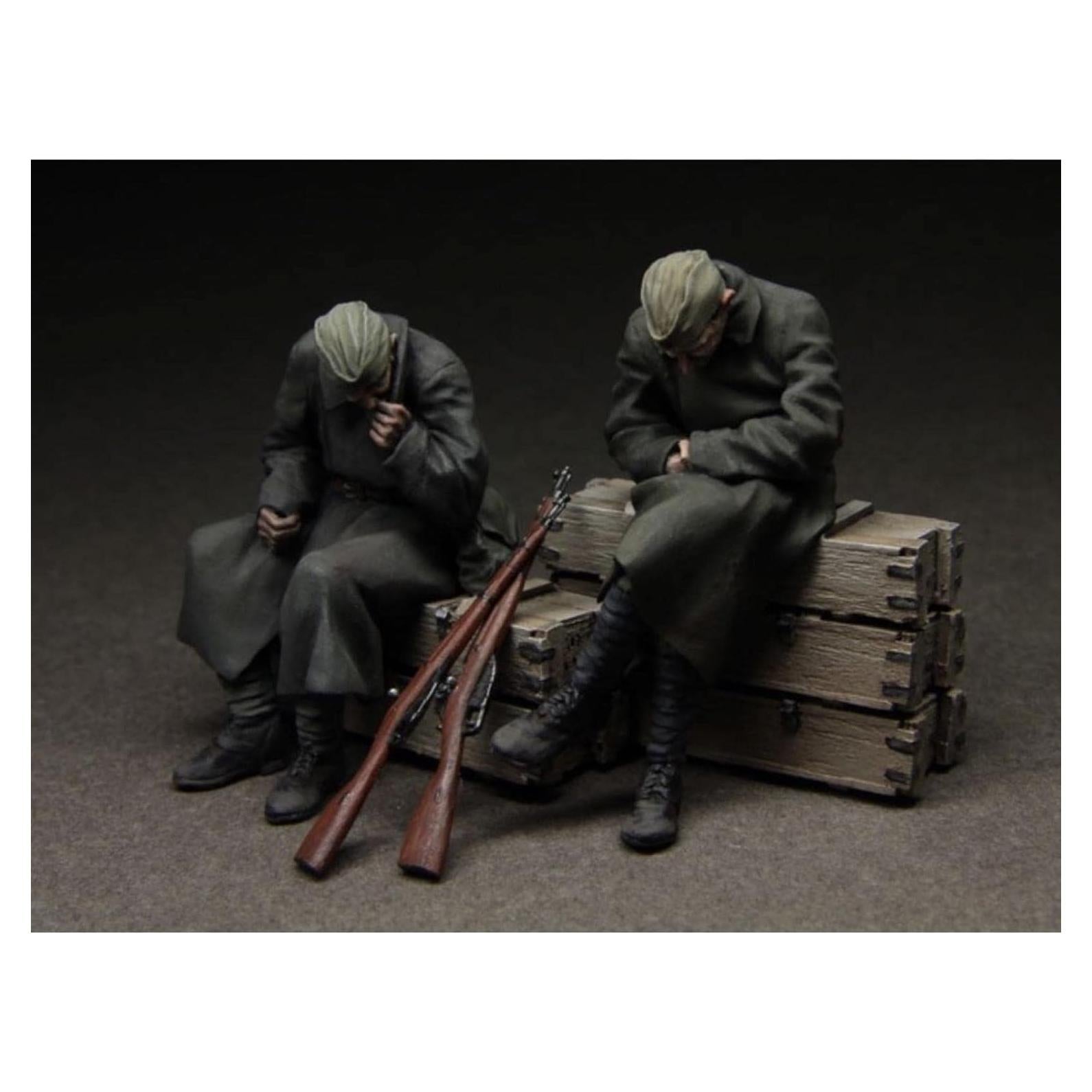 Kit de Modelo Soldado Soviético Goodmoel 1/35 Resina Sin Pintar