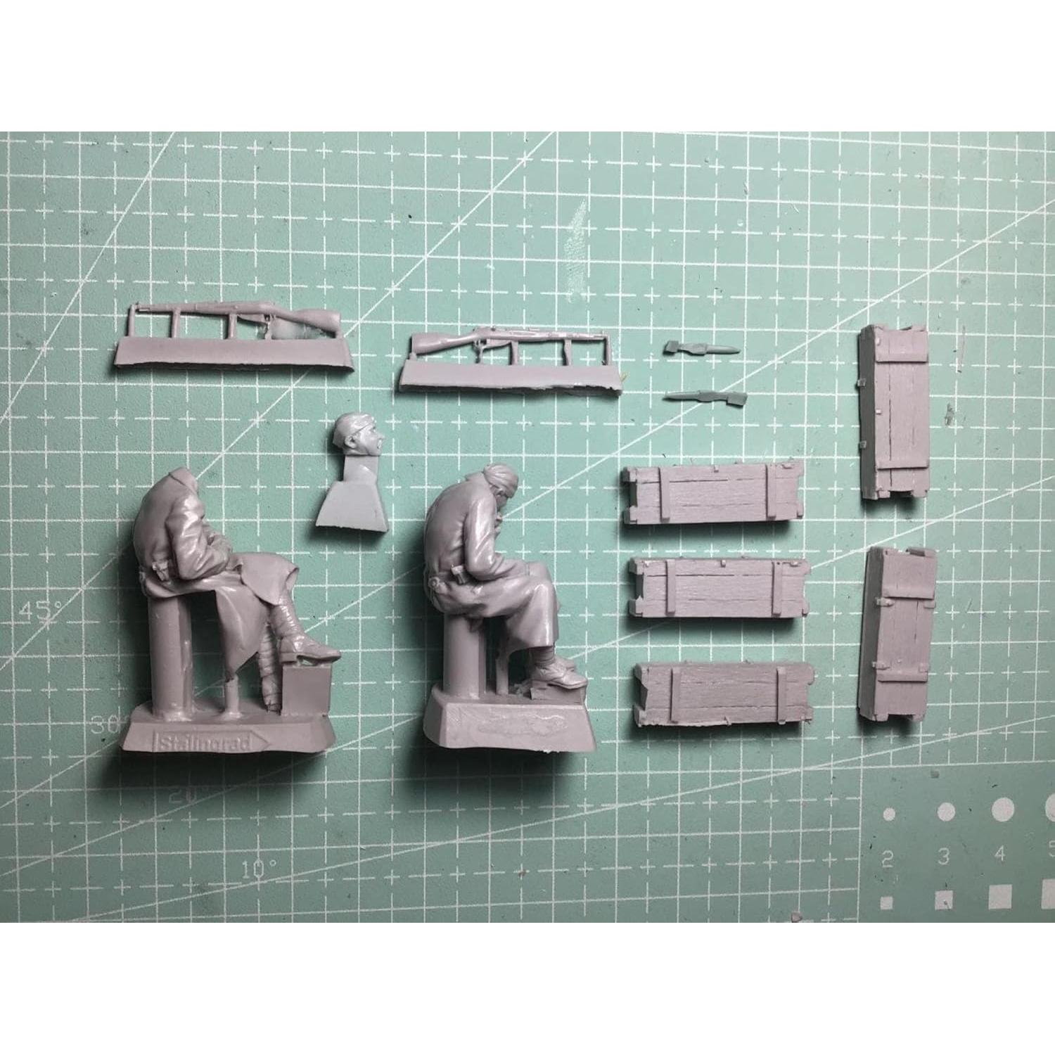 Kit de Modelo Soldado Soviético Goodmoel 1/35 Resina Sin Pintar