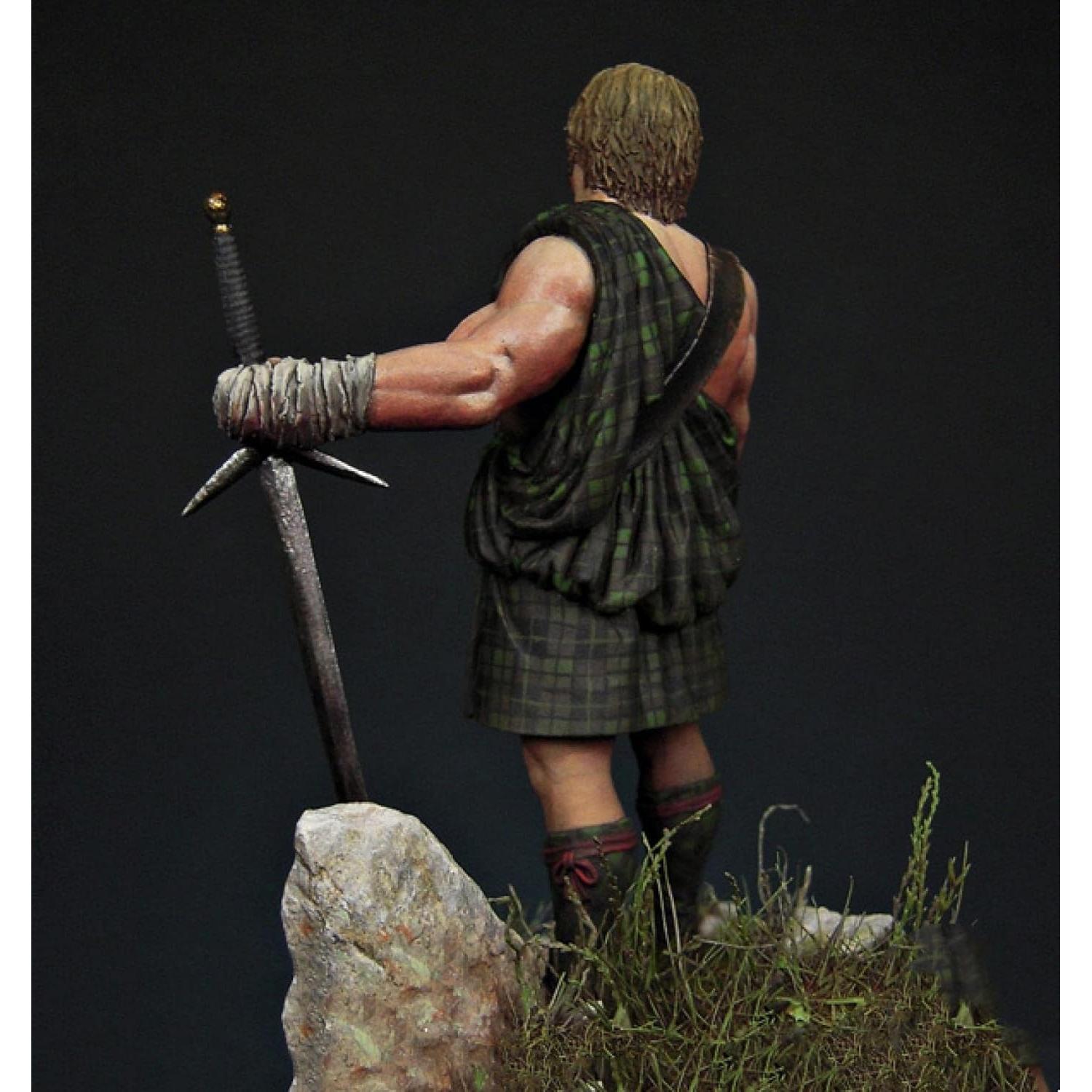 Kit de Modelo Guerrero Escocés Antiguo Goodmoel 54mm Resina