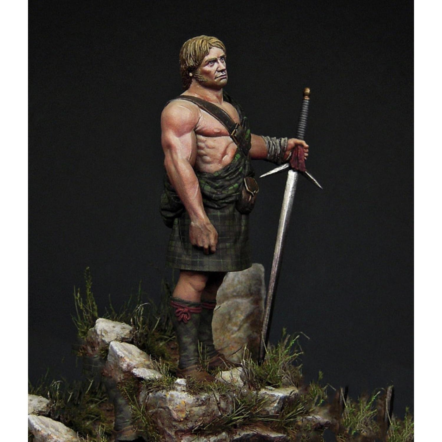 Kit de Modelo Guerrero Escocés Antiguo Goodmoel 54mm Resina