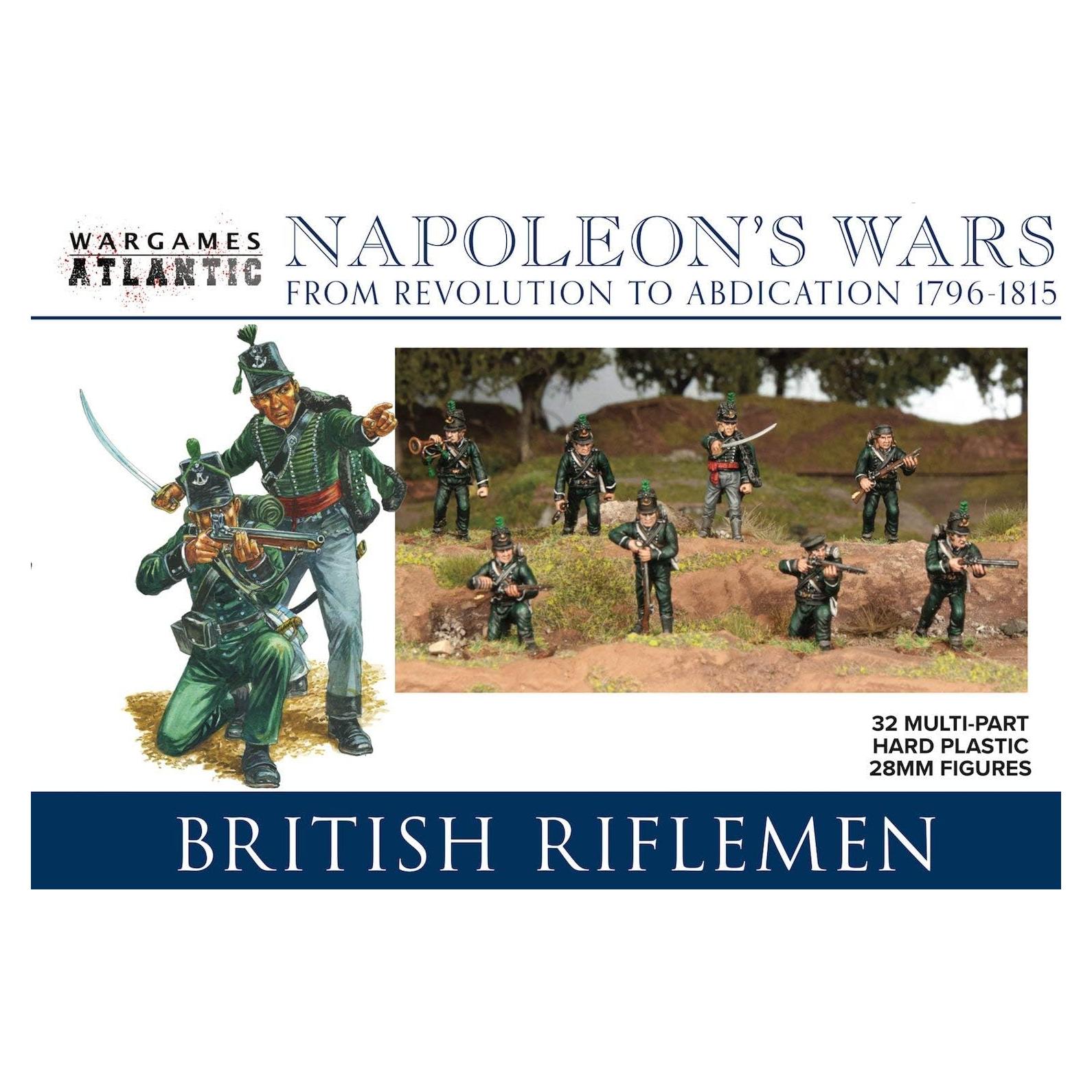 Guerreras de Napoleón: Tiradores Británicos Wargames Atlantic