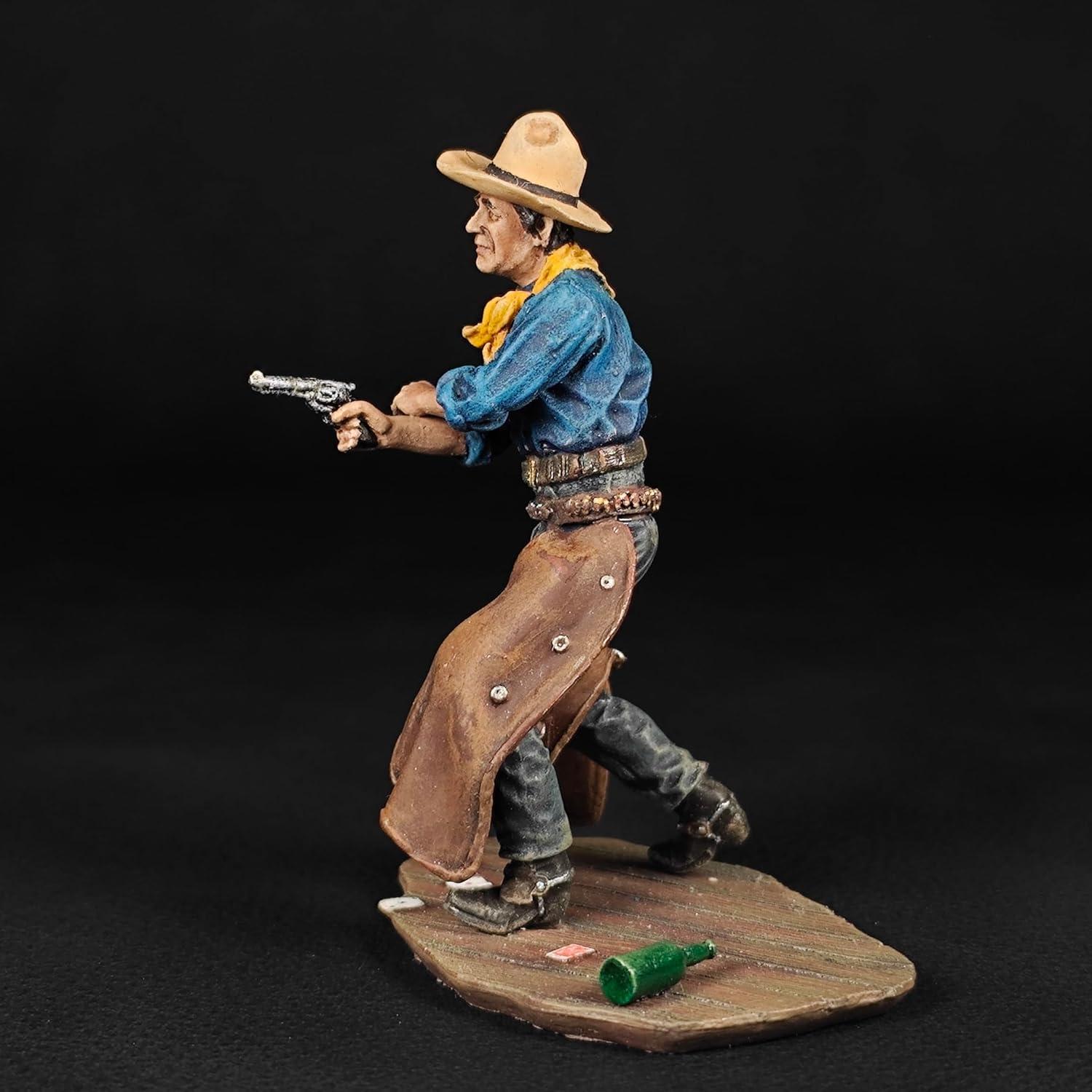 Miniatura Cowboy Tom Doniphon 54mm Pintada a Mano Warrior