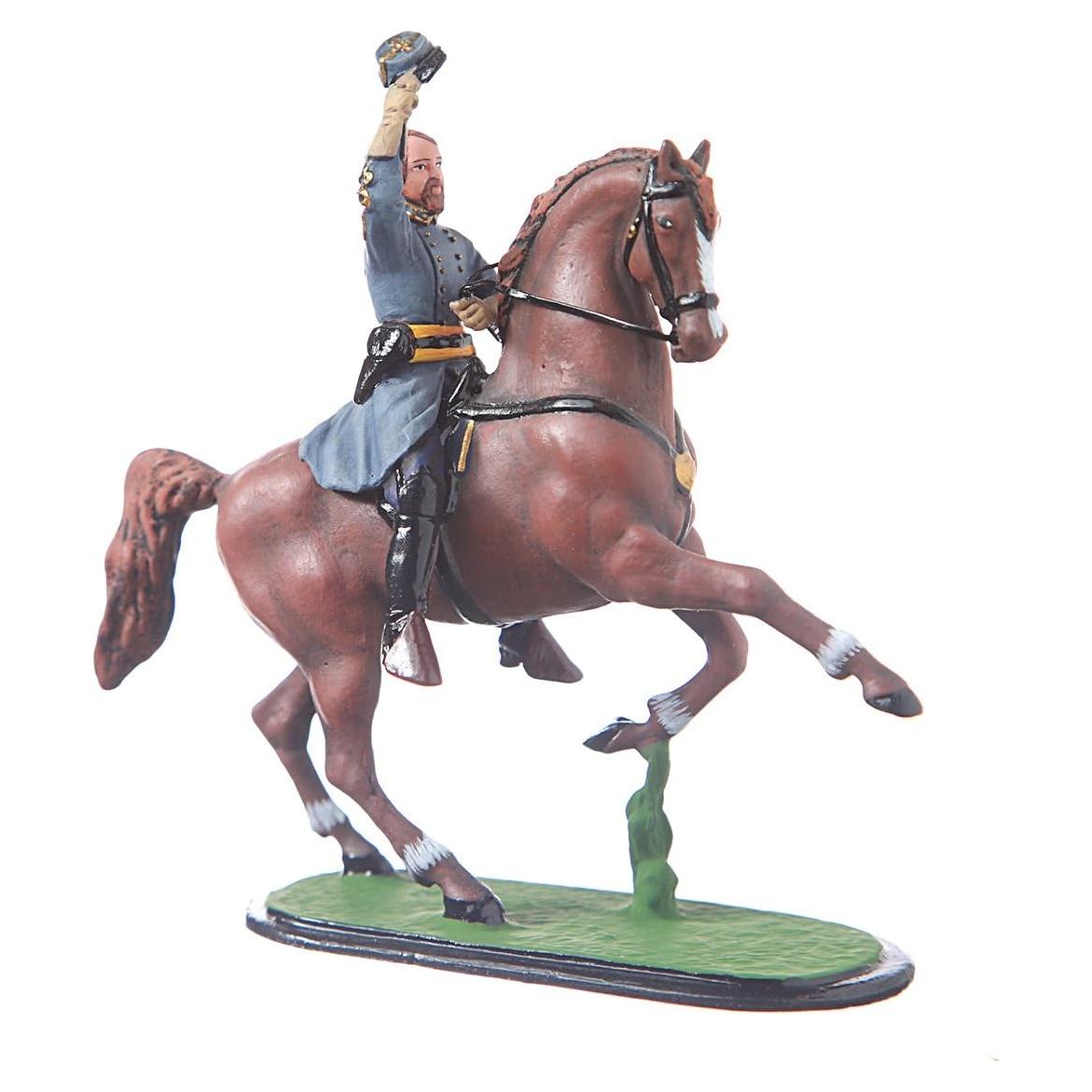 Miniatura Soldado de Estaño Confederados General Pickett 54mm