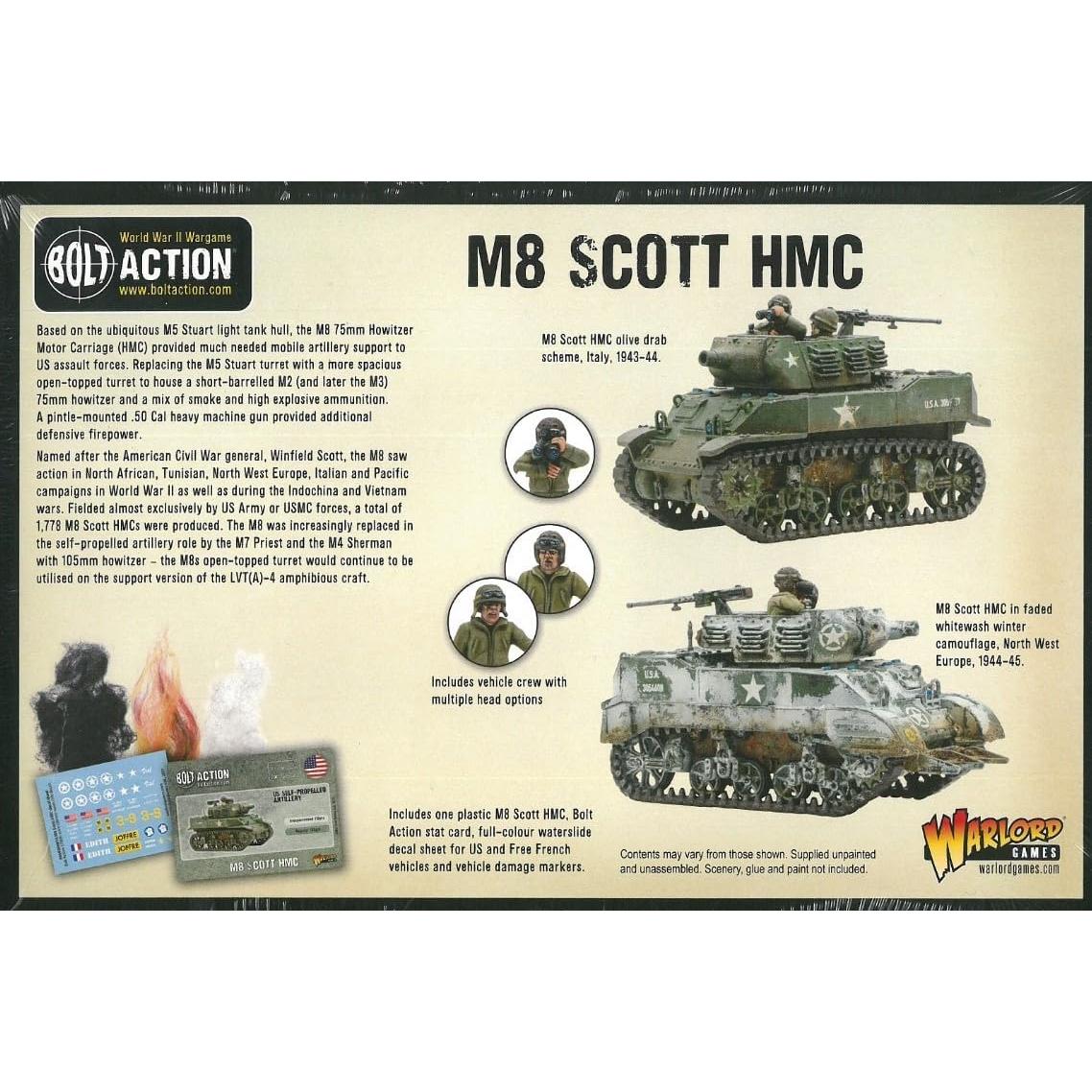 Tanque HMC M8 Scott 1:56 Warlord Games Miniatura Pintable