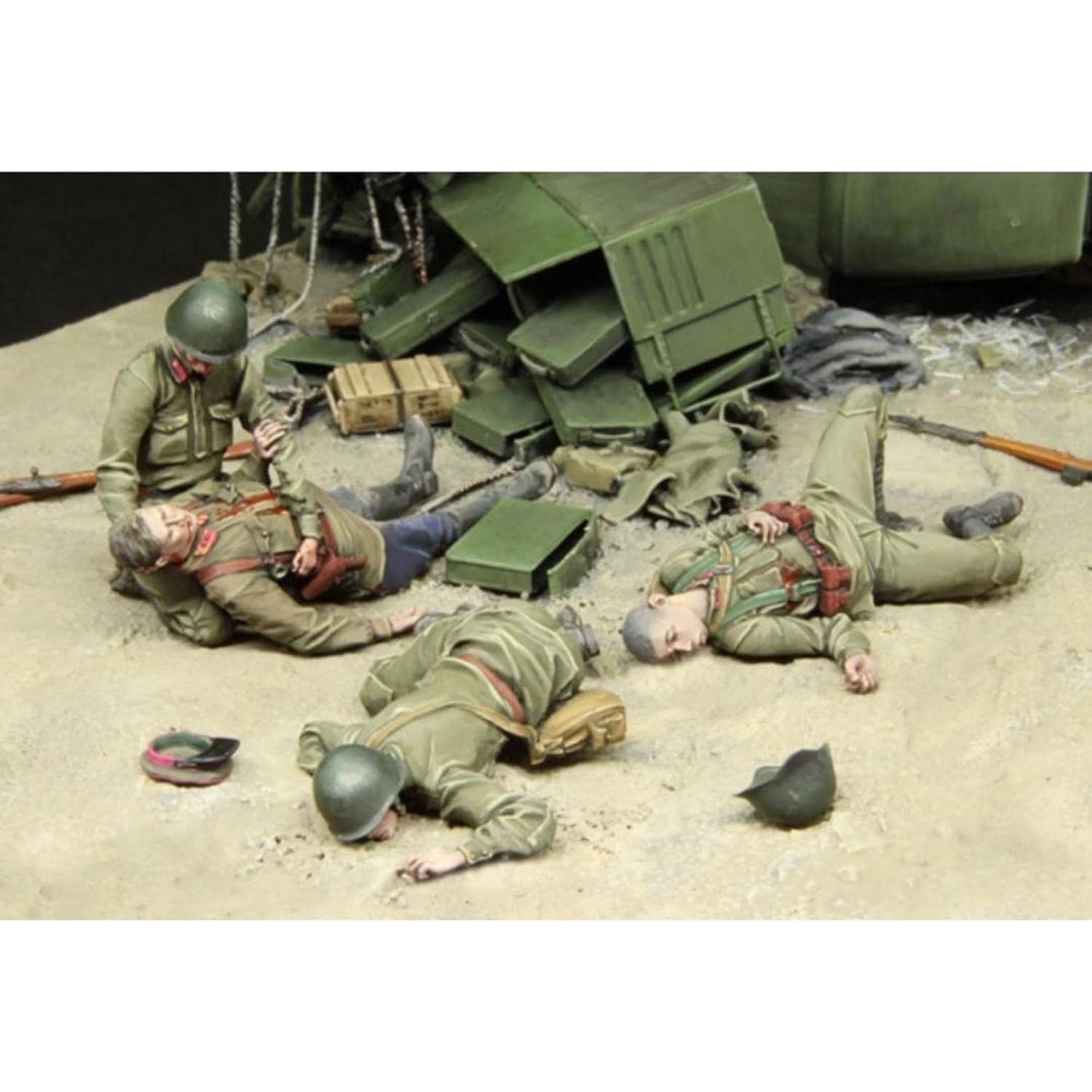 Kit de Figura Miniatura Soldado Soviético WWII GoodYouth 150g