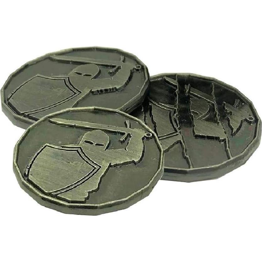 Fichas de Personaje D&D Metal 2.54 cm - Dice Dungeons (Paquete de 5)