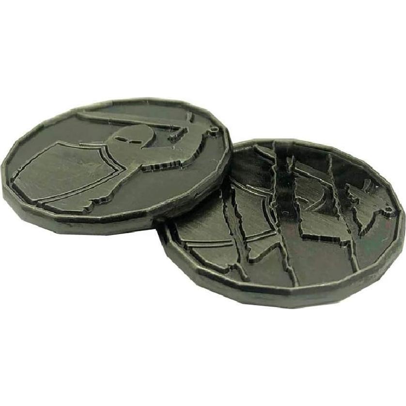 Fichas de Personaje D&D Metal 2.54 cm - Dice Dungeons (Paquete de 5)