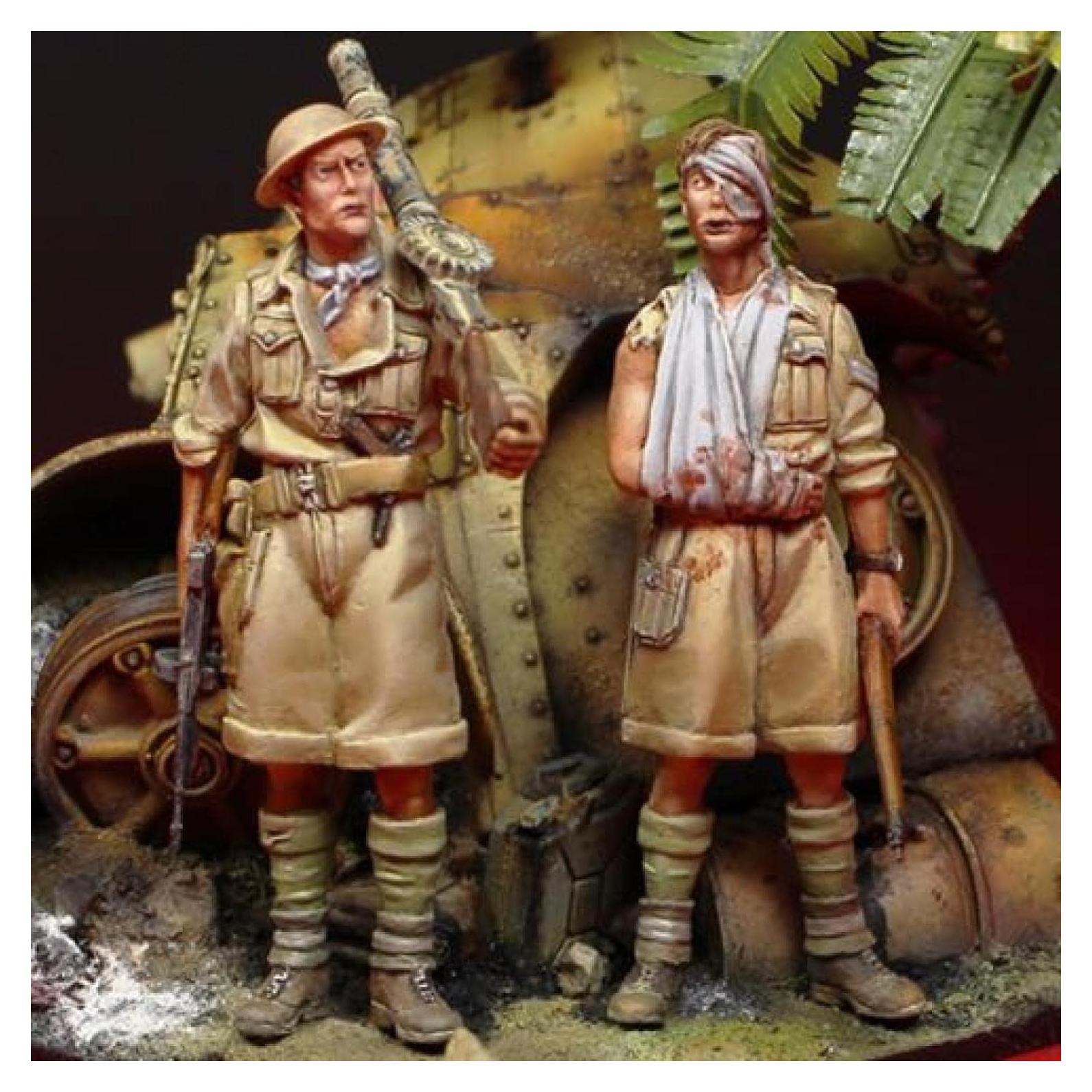 Kit de Miniatura Soldado Herido 1/35 Goodmoel BGCH153ELCF