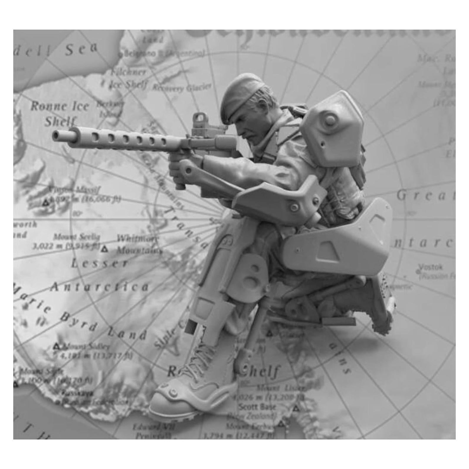 Kit de Miniatura Soldado Mecánico Goodmoel 1/35 Resina