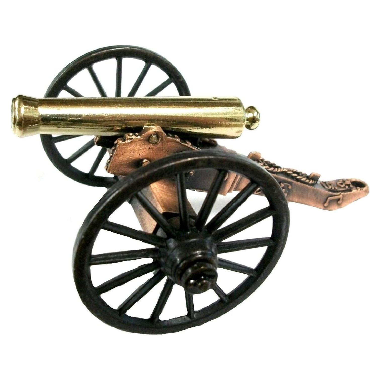 Cañón de la Guerra Civil Americana 1/32 Bronce 90.7g