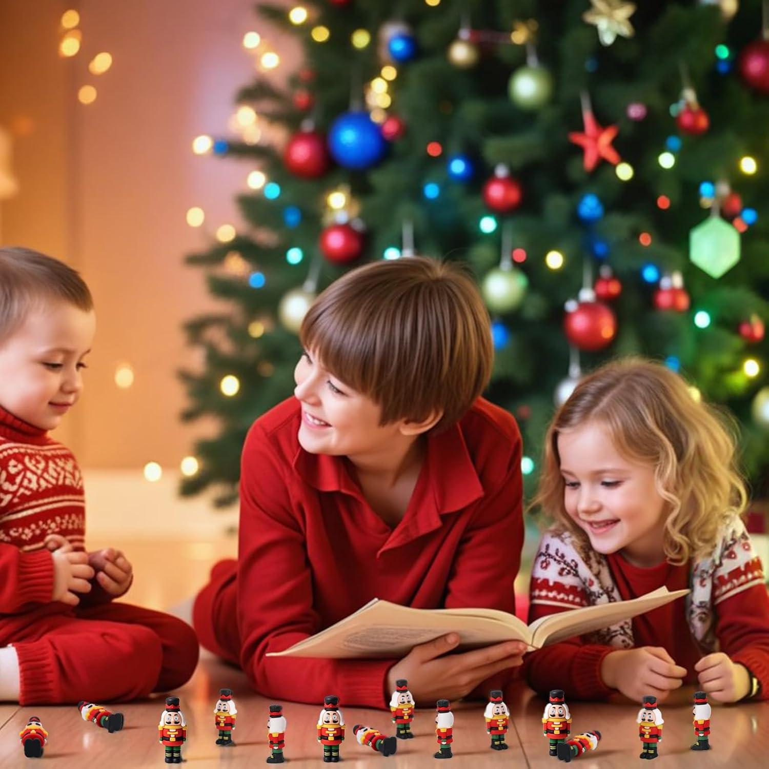 50 Piezas Adorno Cascanueces Navidad GGSTDDUP Miniatura