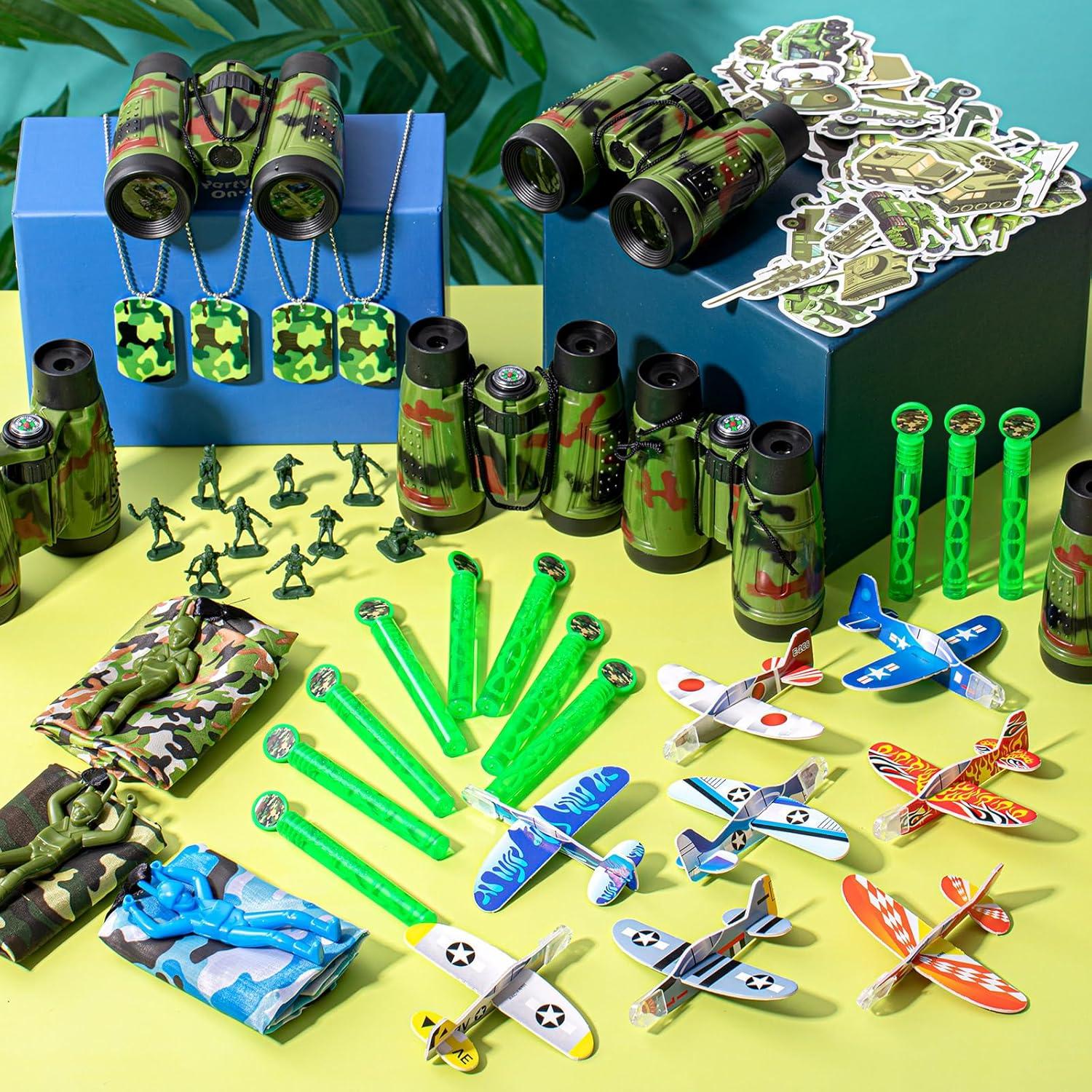 Conjunto de Decoración de Fiesta Militar ShinyRelief 102 Pcs