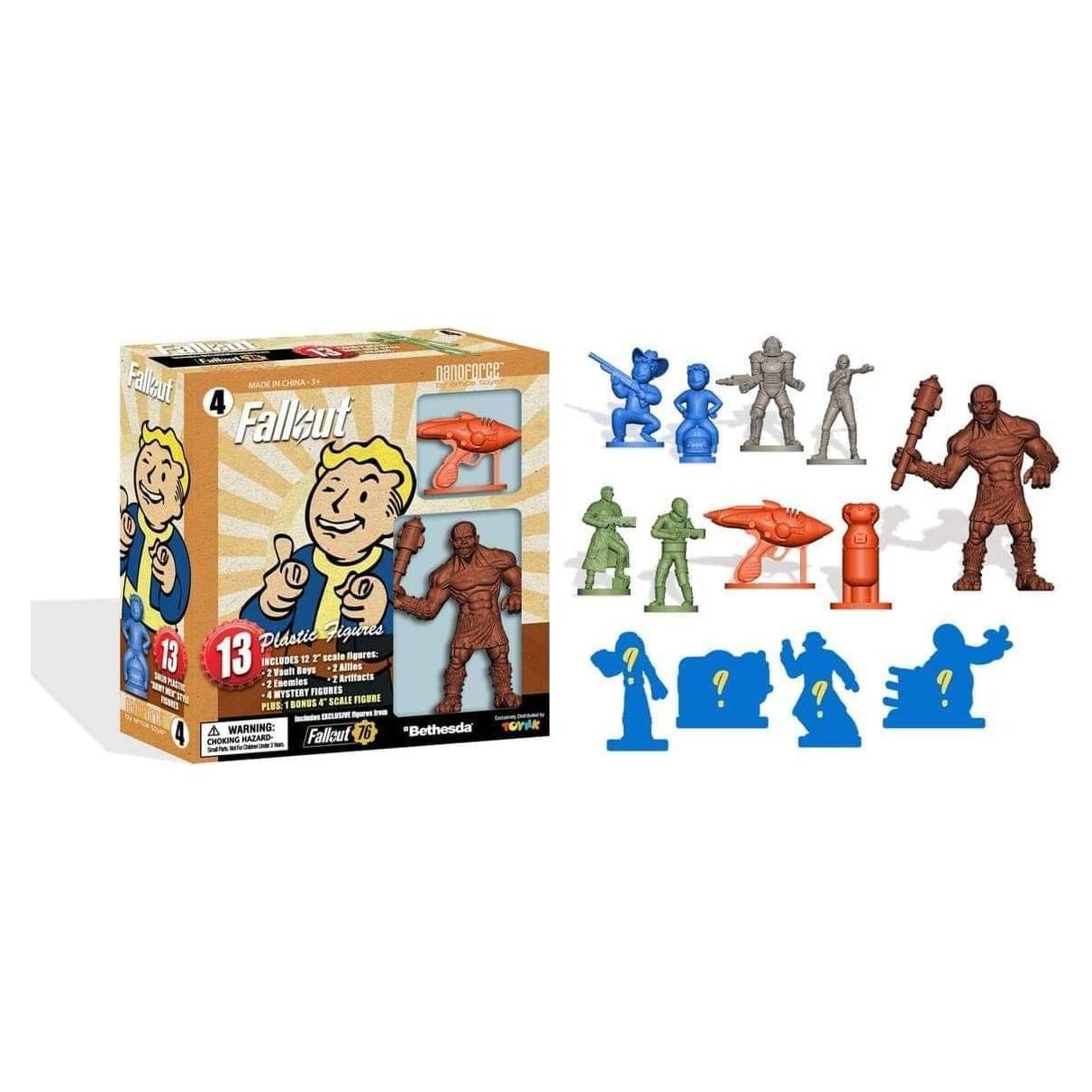 Figuras Coleccionables Toynk Fallout Nanoforce Vol. 4 - 12 Piezas