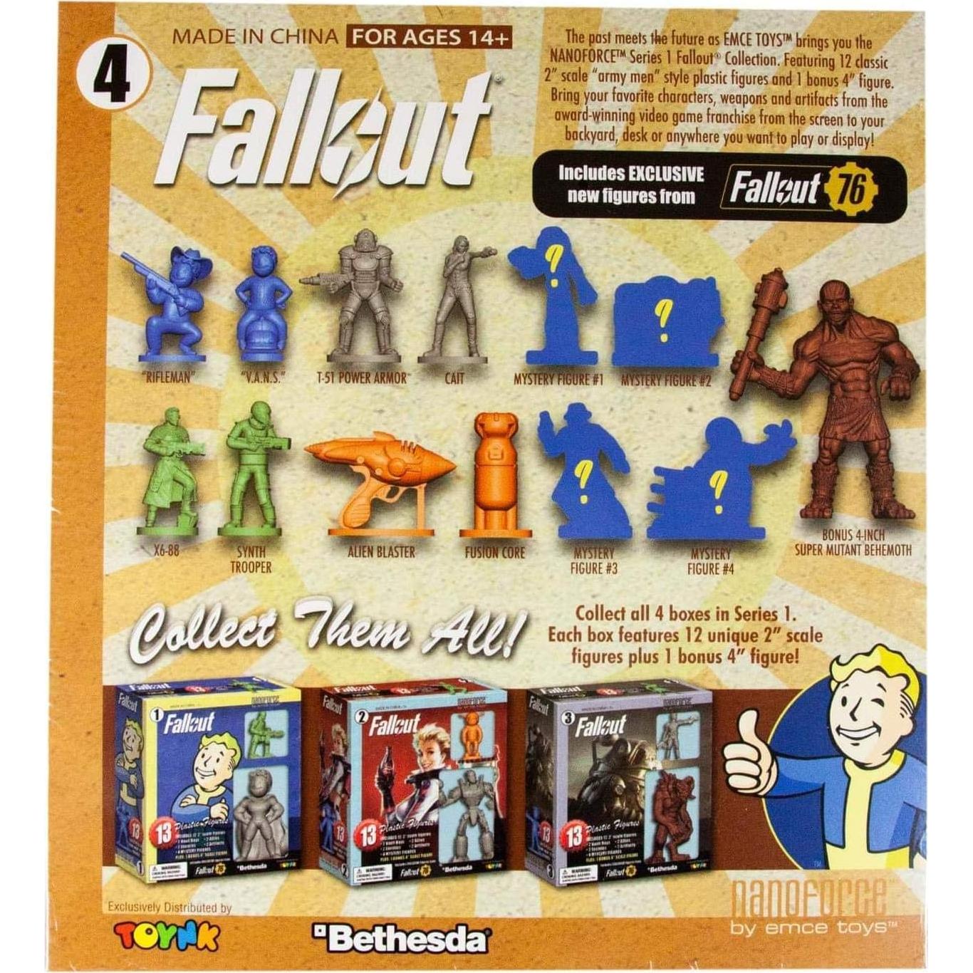 Figuras Coleccionables Toynk Fallout Nanoforce Vol. 4 - 12 Piezas