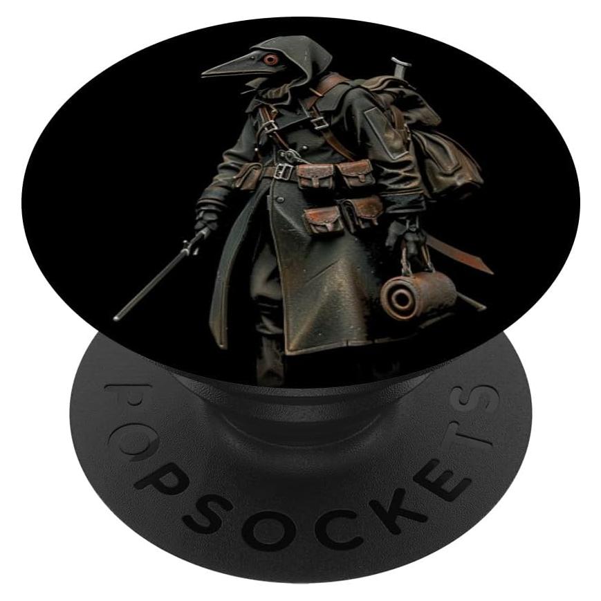 Miniatura Soldado Doctor de la Peste 3D PopSockets Estándar