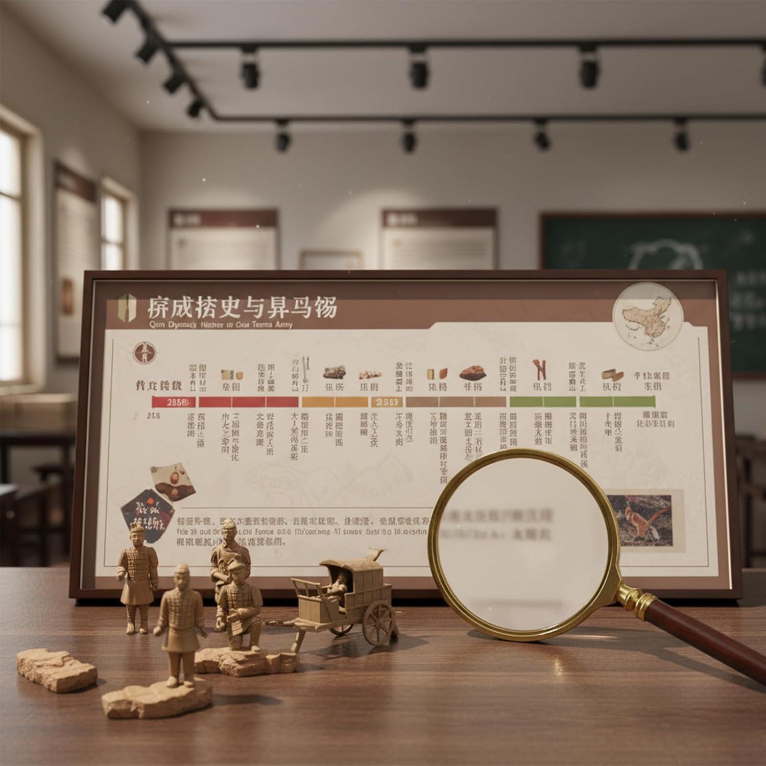 Figurita Guerreros de Terracota LUOZZY Estatua Miniatura Resina