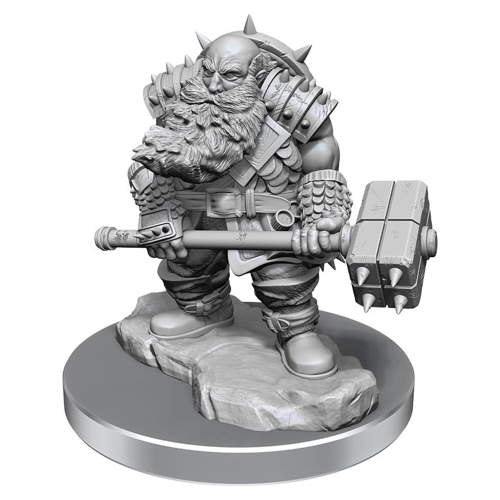Miniaturas No Pintadas Duergar Fighters D&D Nolzur - Wizkids