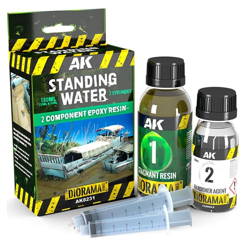 Resina Epóxica Efecto Agua Estancada AK Interactive 180ml