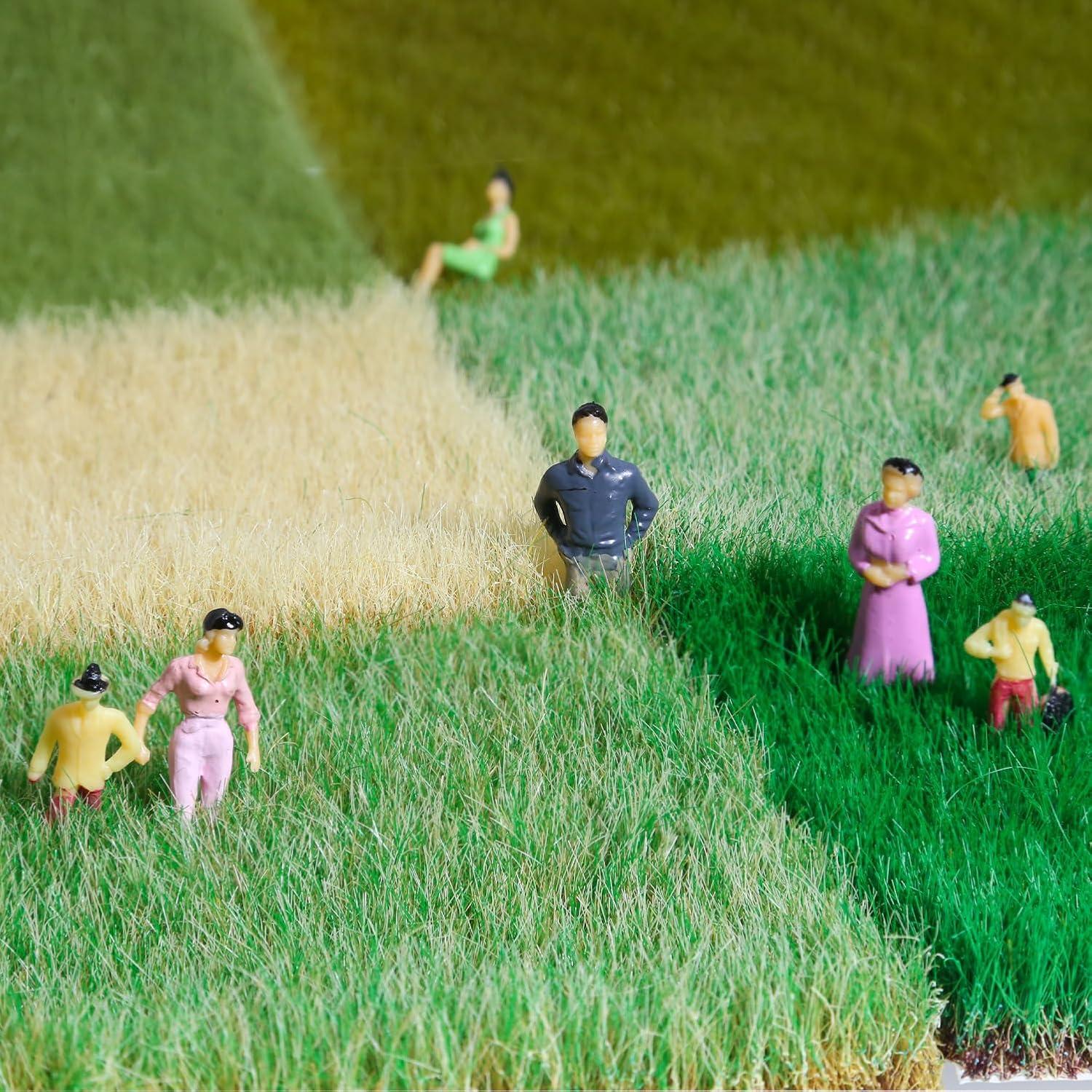 Césped Estático Verde de Pradera Ylutex 16mm para Dioramas