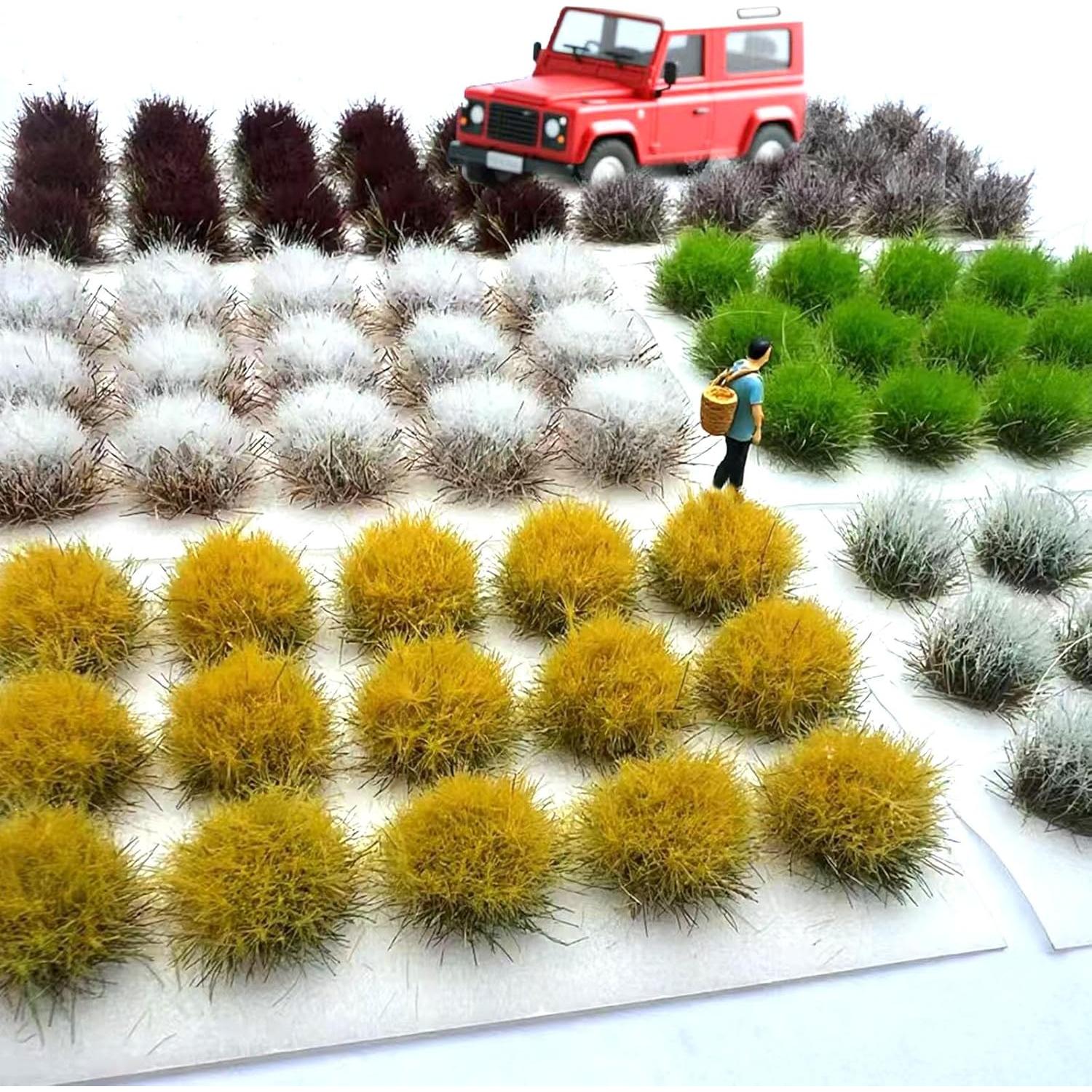 Kit de Gramas Estáticas Gdeplok 45 Piezas para Dioramas