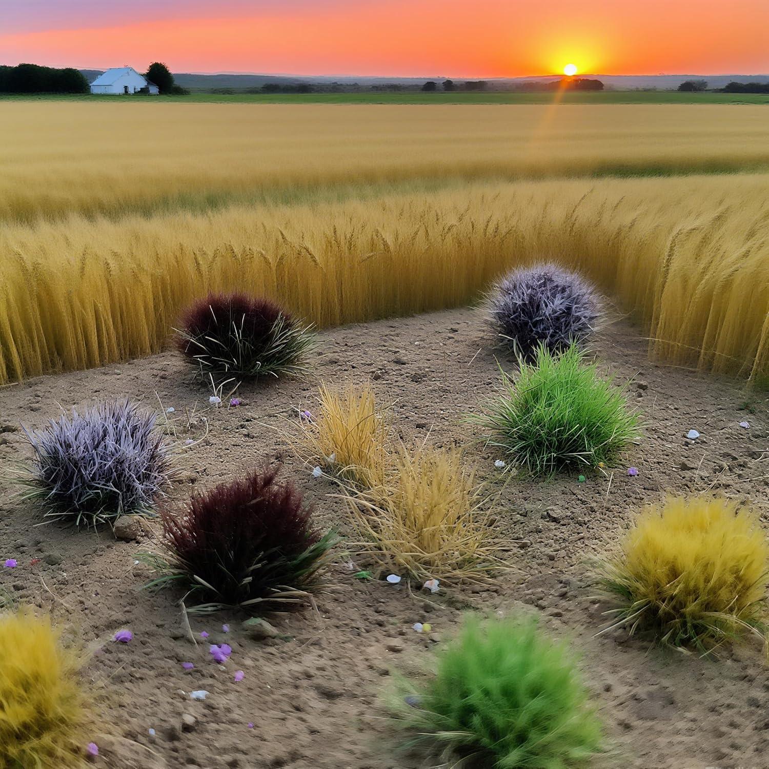 Kit de Gramas Estáticas Gdeplok 45 Piezas para Dioramas