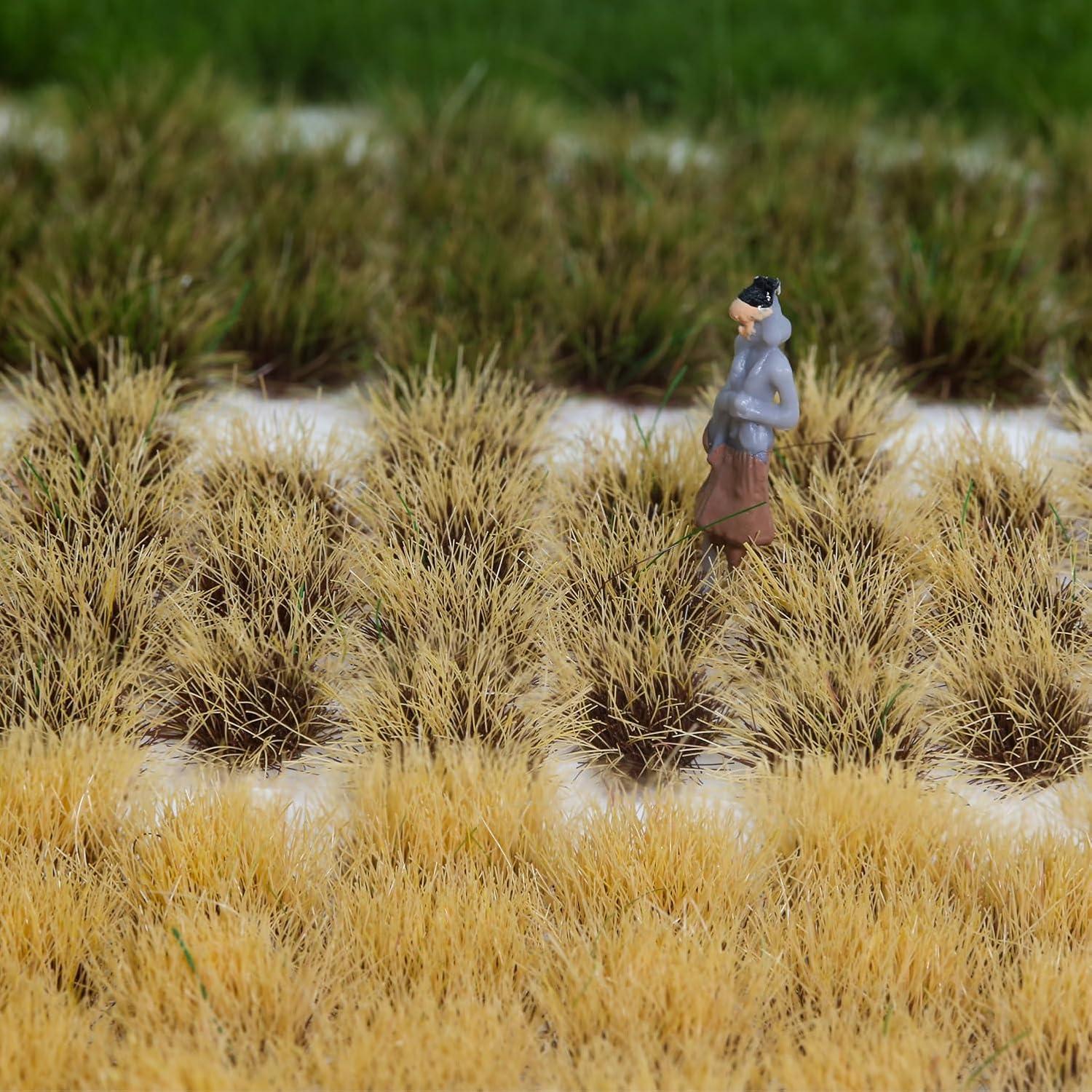 32 Piezas Arbustos Miniatura Verde Oscuro Ylutex para Dioramas